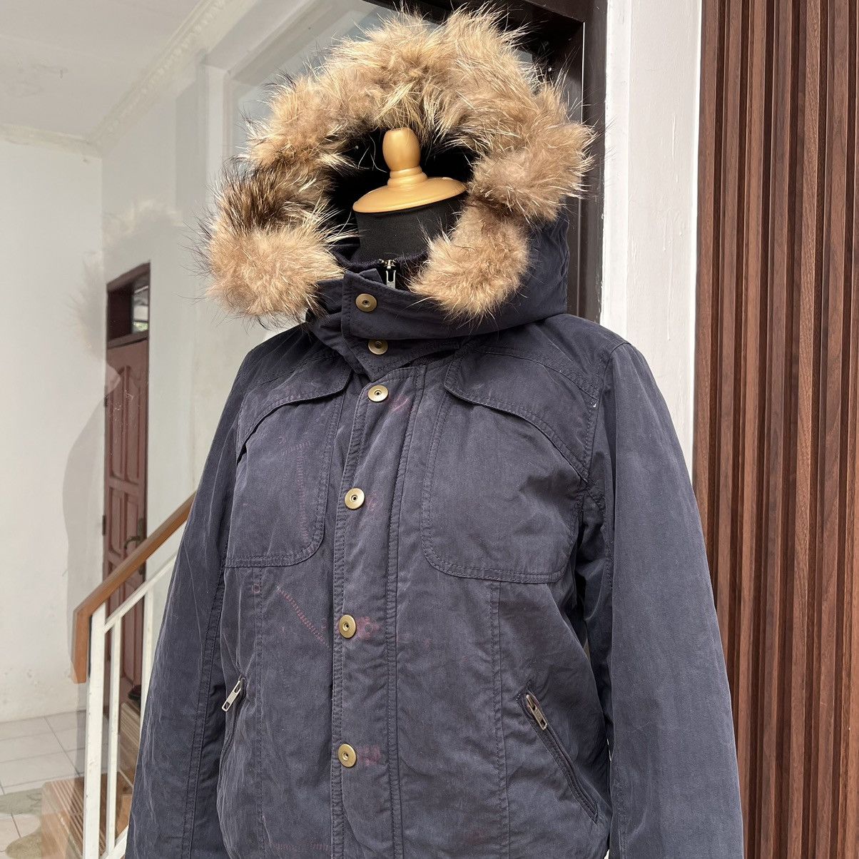 Japanese Brand Fux Faur Jacket Hooded Bomber "Flash Report" Size L / US 10 / IT 46 - 12 Thumbnail