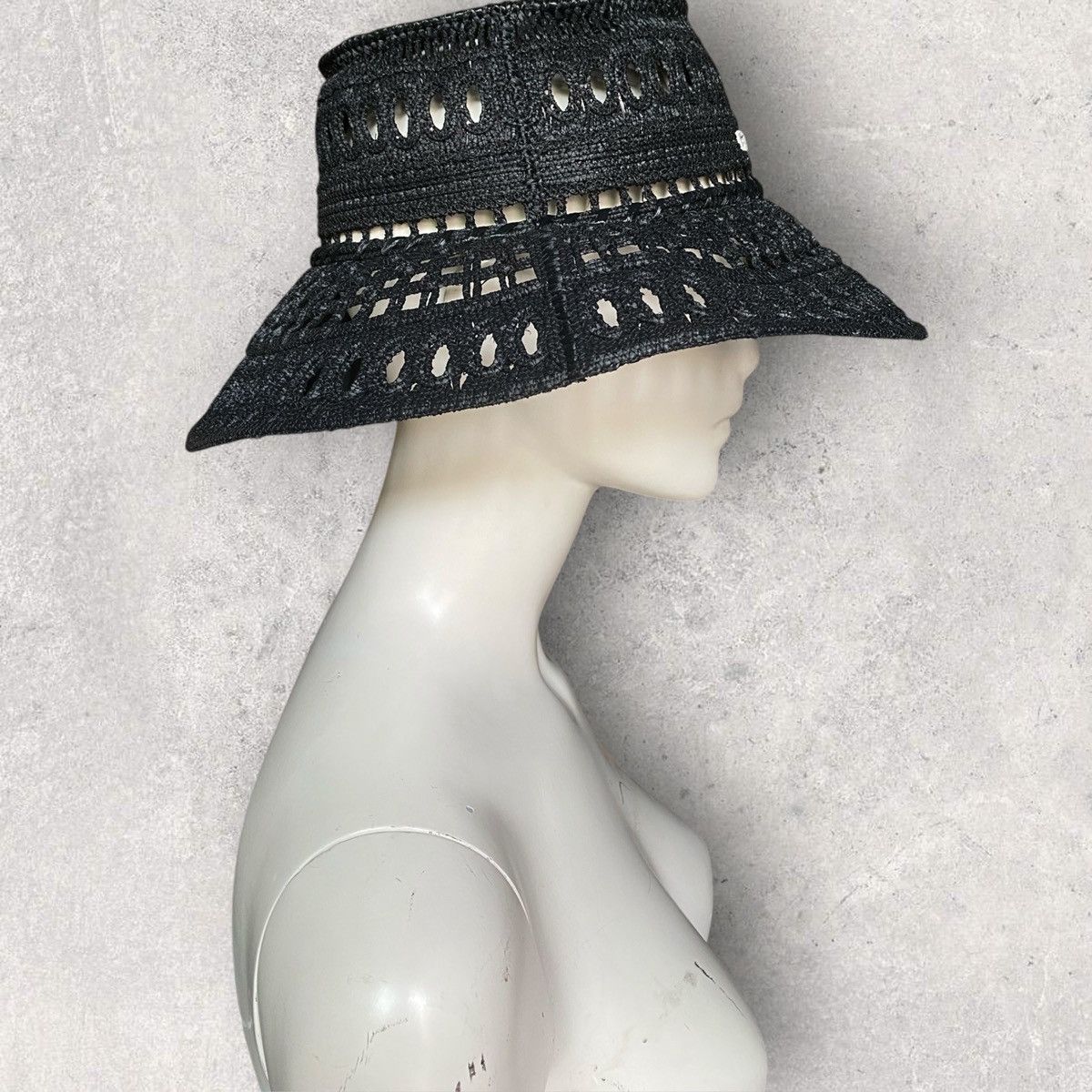 Givenchy Pre fall23 Raffia Wide Brim Hat Size ONE SIZE - 3 Thumbnail