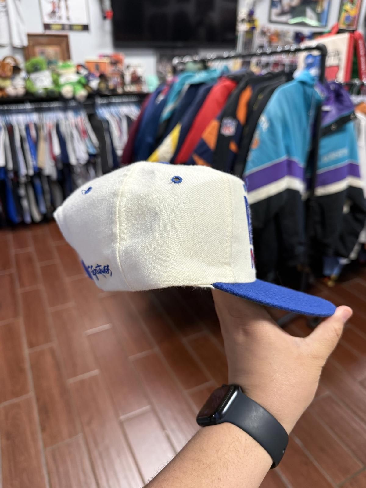 NHL 90's Vintage New York Rangers Snapback Hat Size ONE SIZE - 3 Thumbnail