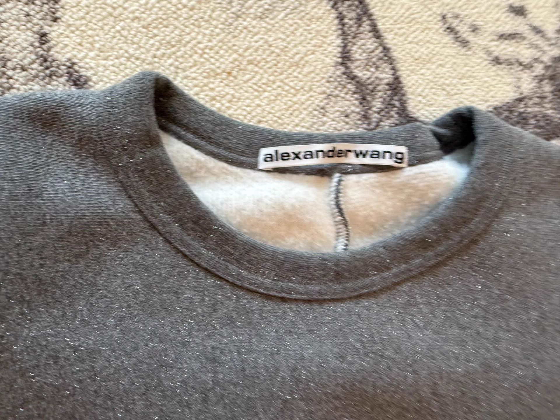 Alexander Wang Alexander Wang Oversized Fleece Sweatshirt K27 Size US XL / EU 56 / 4 - 2 Thumbnail