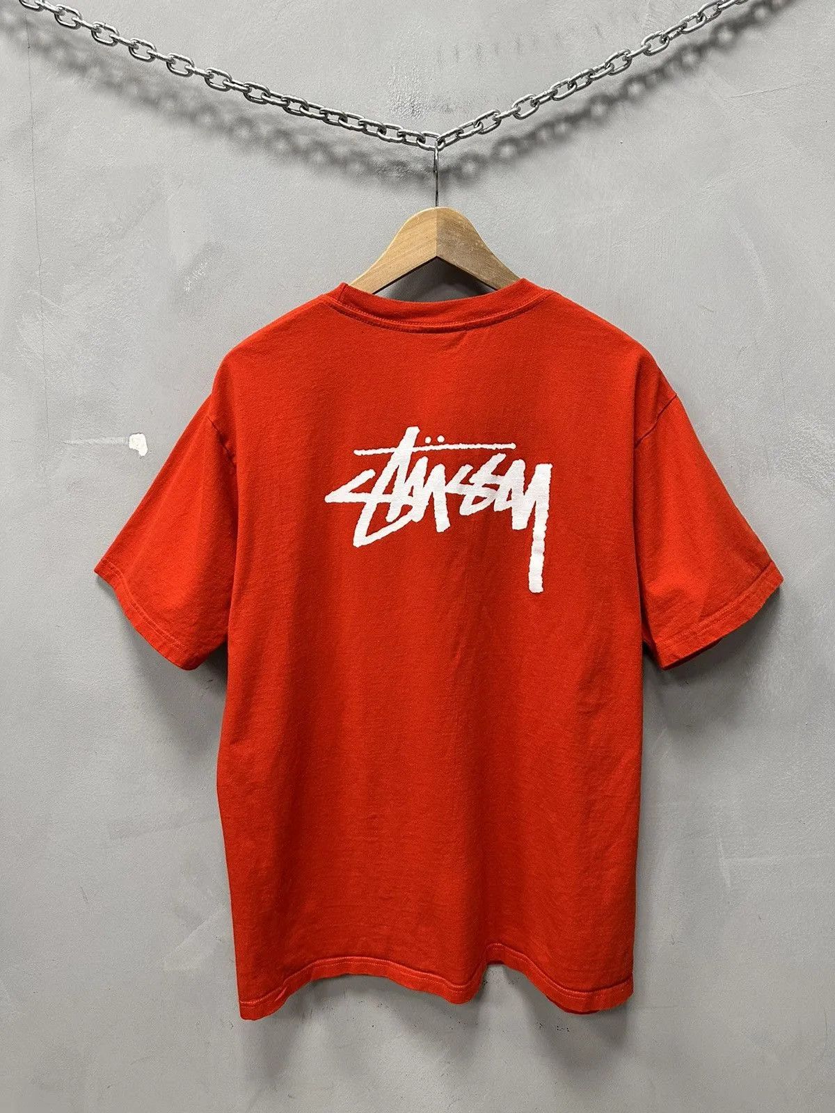 Vintage T-Shirt Red Vintage Stussy Bart Simpson Faded USA Y2K Size US M / EU 48-50 / 2 - 6 Thumbnail