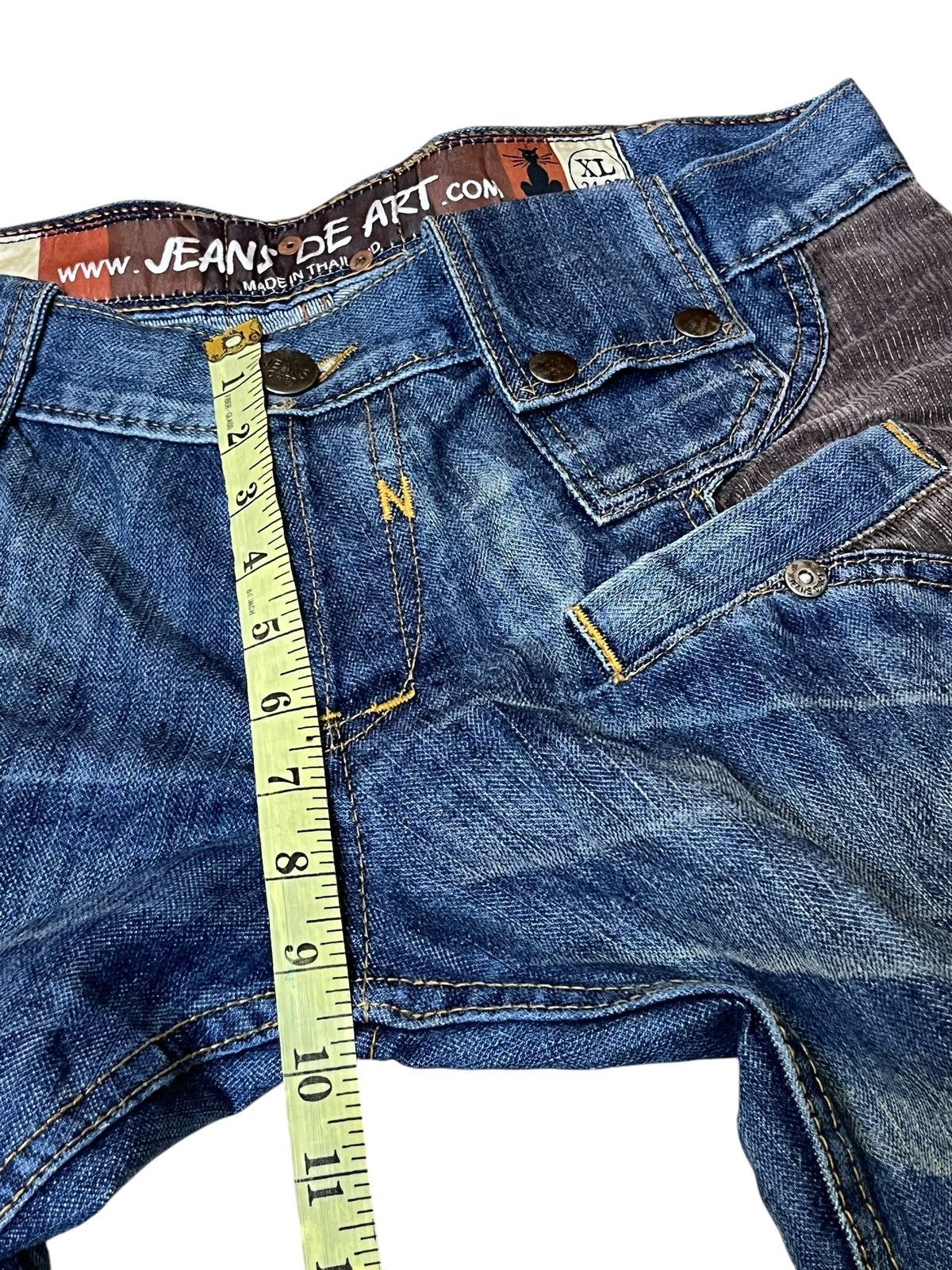 Japanese Brand JAPANESE ARCHIVE Y2K JEANS DE ART BONDAGE CARGO FLARED JEANS Size US 34 / EU 50 - 15 Thumbnail