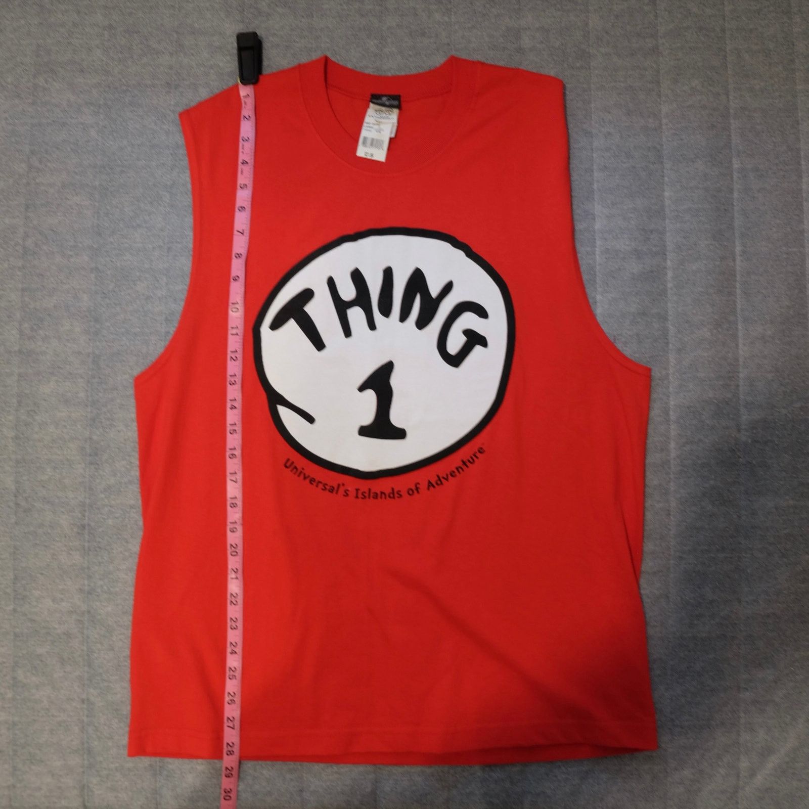Universal Studios Universal Studios Thing 1 Dr Seuss Tank Shirt L NWT Size US L / EU 52-54 / 3 - 10 Thumbnail