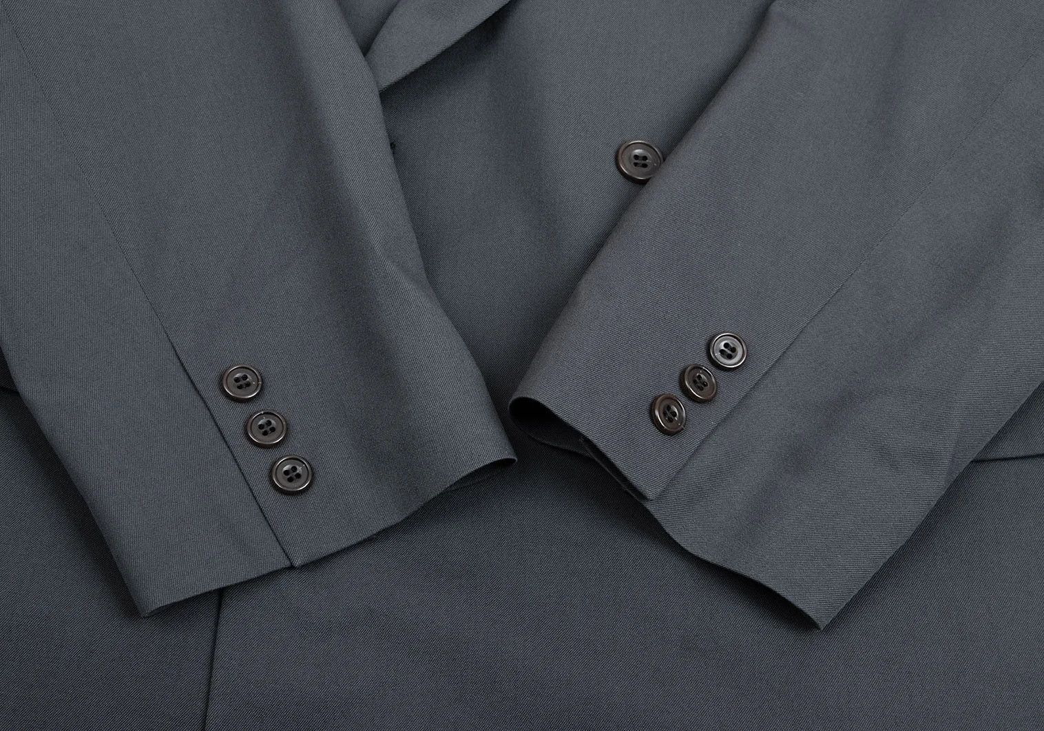 Jean Paul Gaultier Wool Gabardine Double Jacket in Grey Size 50 Size US M / EU 48-50 / 2 - 6 Thumbnail