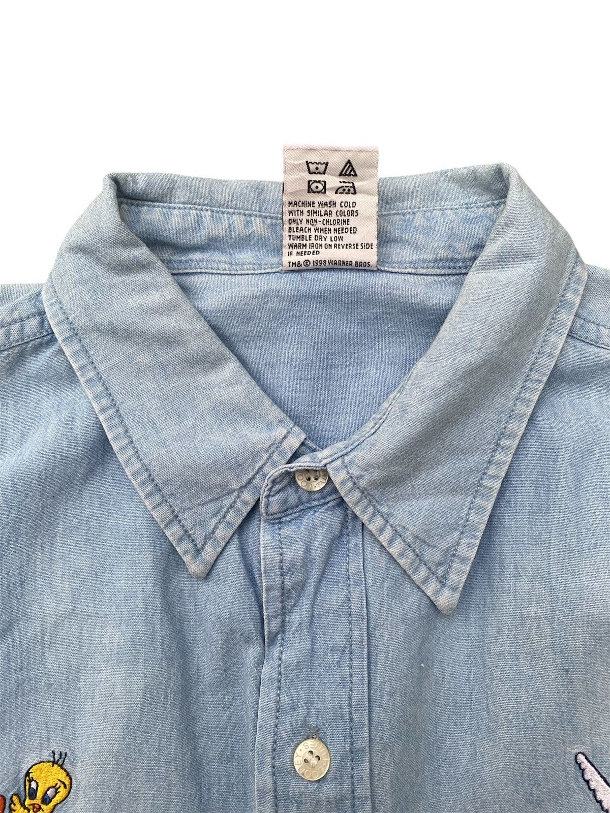 Warner Bros Vintage Warner Bros Embroidery Shirt Size US M / EU 48-50 / 2 - 6 Thumbnail