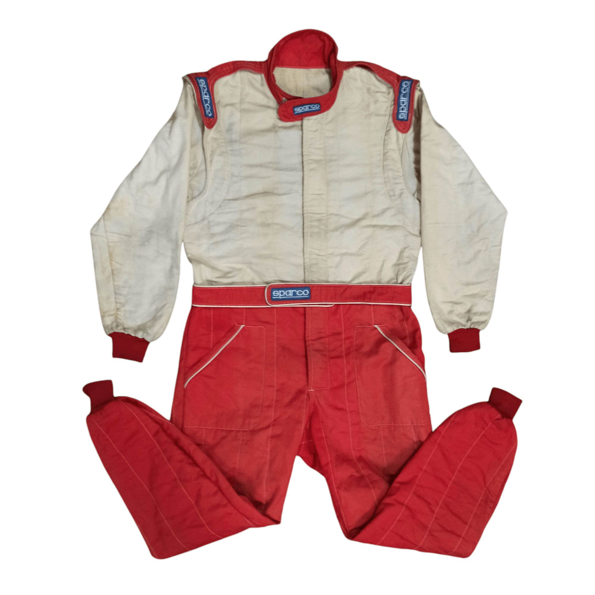 Vintage RARE SPARCO RACING OVERALL SUIT SPRINT MADE IN EUROPE Size US 42 / EU 58 - 2 Thumbnail