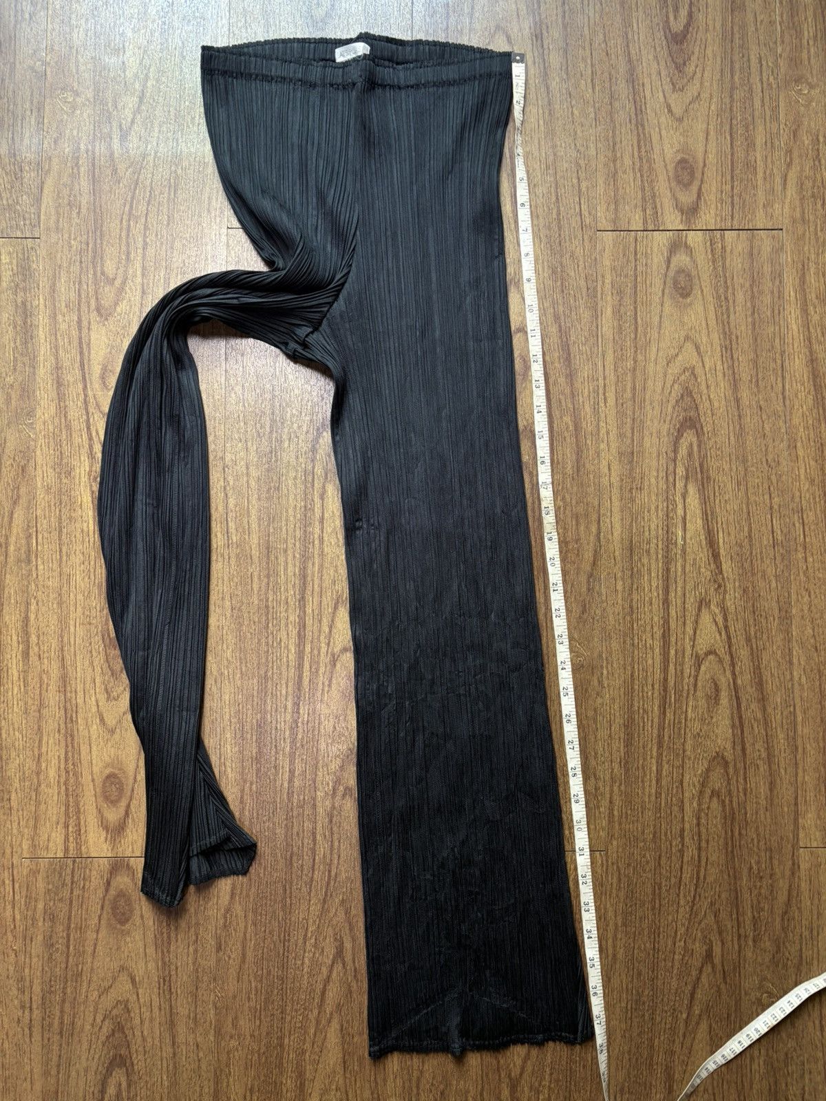Issey Miyake FREE TAX! Issey Miyake Pleats Please Straight Leg Trousers Size US 31 - 12 Thumbnail