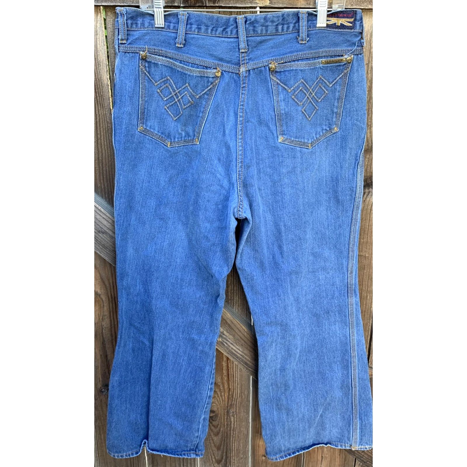 Vintage VINTAGE Brittania Jeans 1970s 1980s Waist 36 Inseam 29 30 Denim Blue Regular 38 Mens Size US 36 / EU 52 - 3 Thumbnail