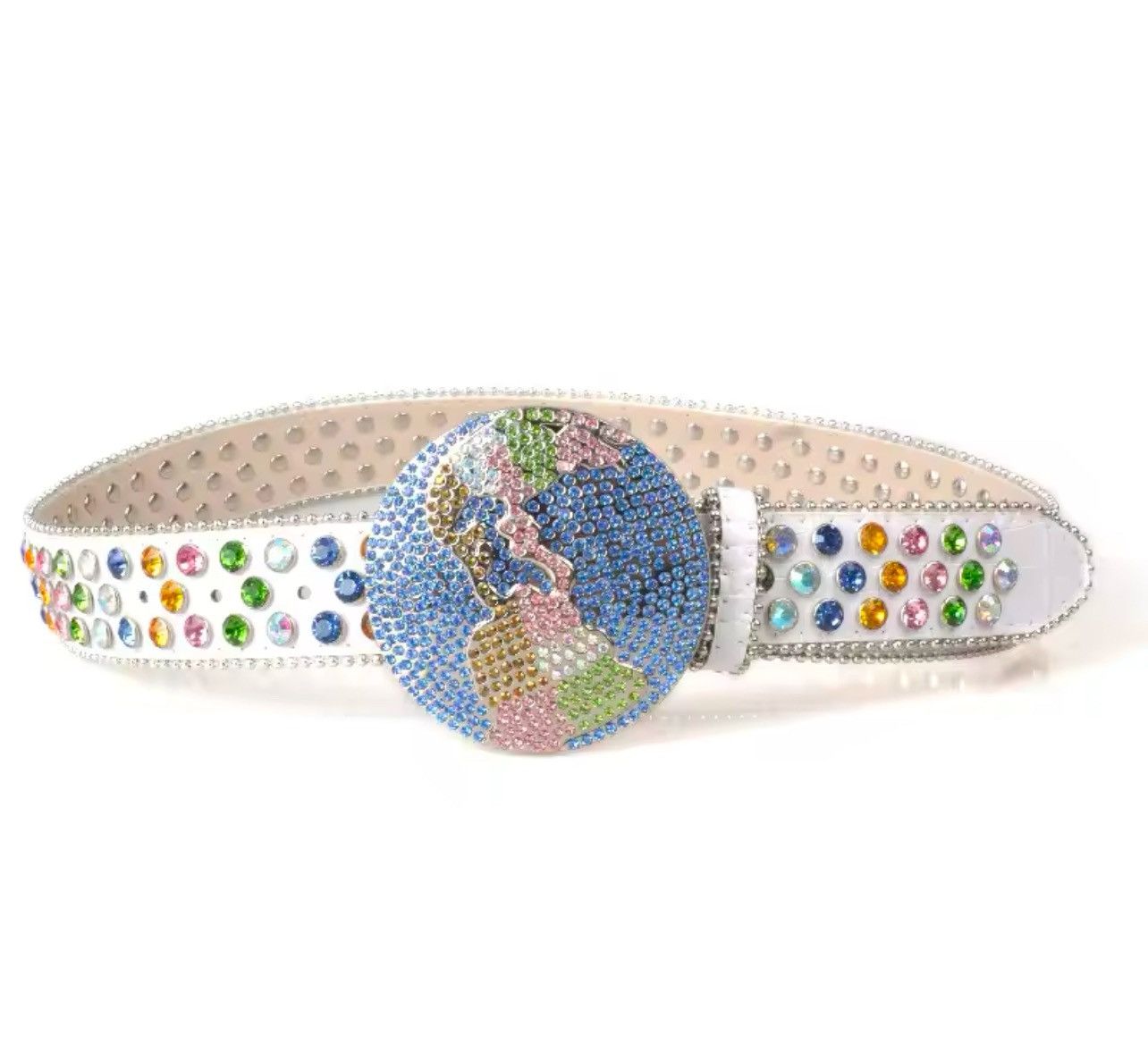 Leather 115 cm The World Buckle Belts Size ONE SIZE - 3 Thumbnail
