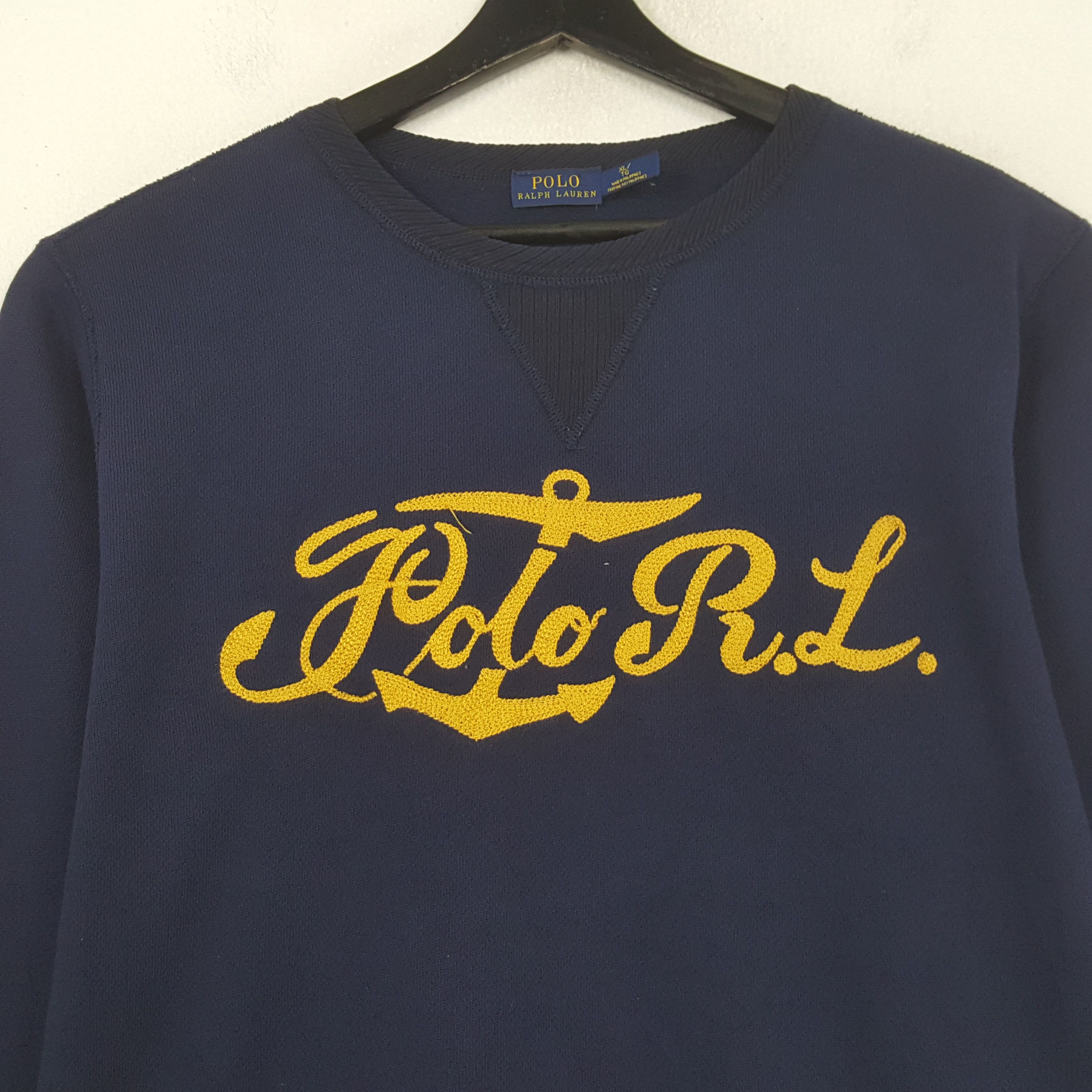 Polo Ralph Lauren Polo Ralph Lauren Fashion Spellout Design Sweatshirt RR1 Size US M / EU 48-50 / 2 - 2 Thumbnail