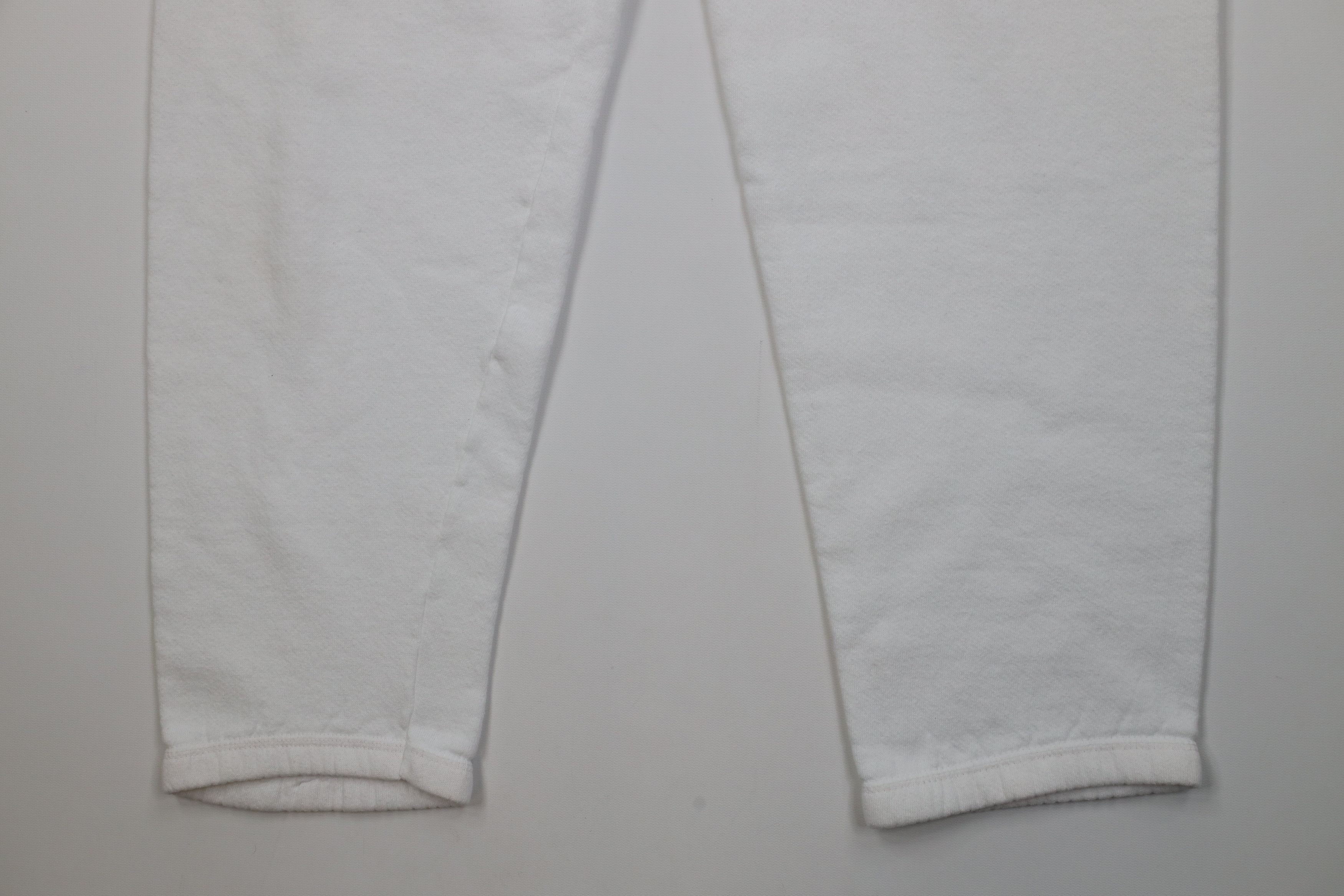 Vintage Vintage 90s Streetwear Blank Sweatpants Pants White USA Size 32" / US 10 / IT 46 - 4 Thumbnail
