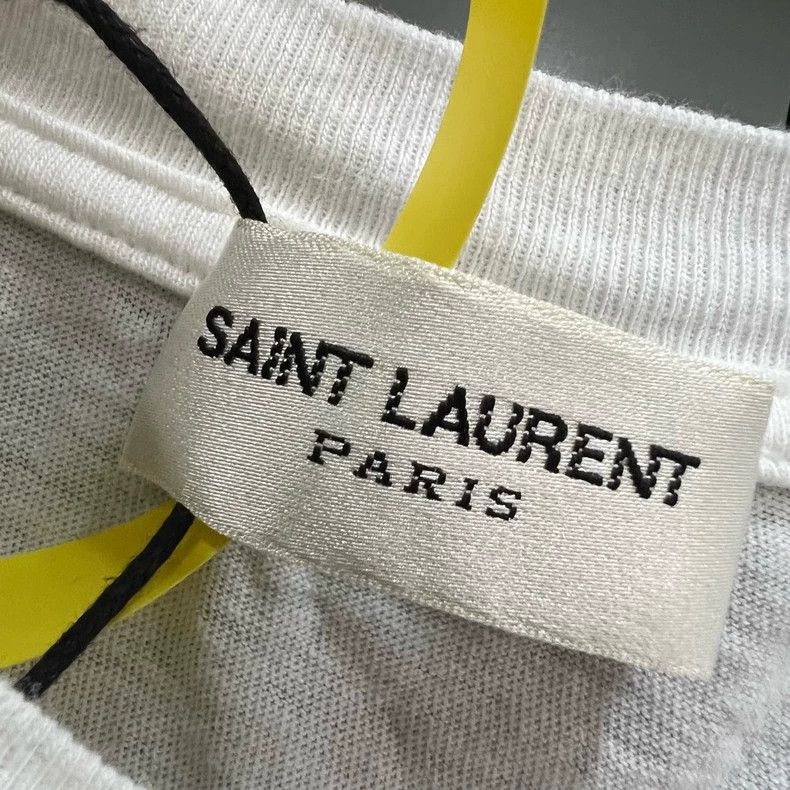 Yves Saint Laurent saint Laurent Lip print logo short sleeve 2501-Nextarrow Size US S / EU 44-46 / 1 - 4 Thumbnail
