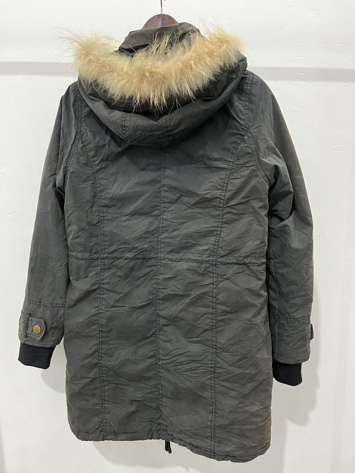 Japanese Brand Colza fur parka jacket ifsixwasnine lgb styled Size US S / EU 44-46 / 1 - 3 Thumbnail