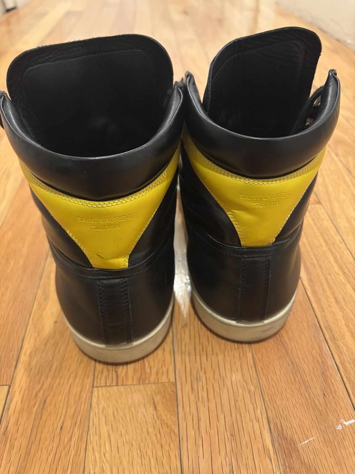 Saint Laurent Paris Saint Laurent SL/10H Hightop Sneakers Size US 12 / EU 45 - 4 Thumbnail