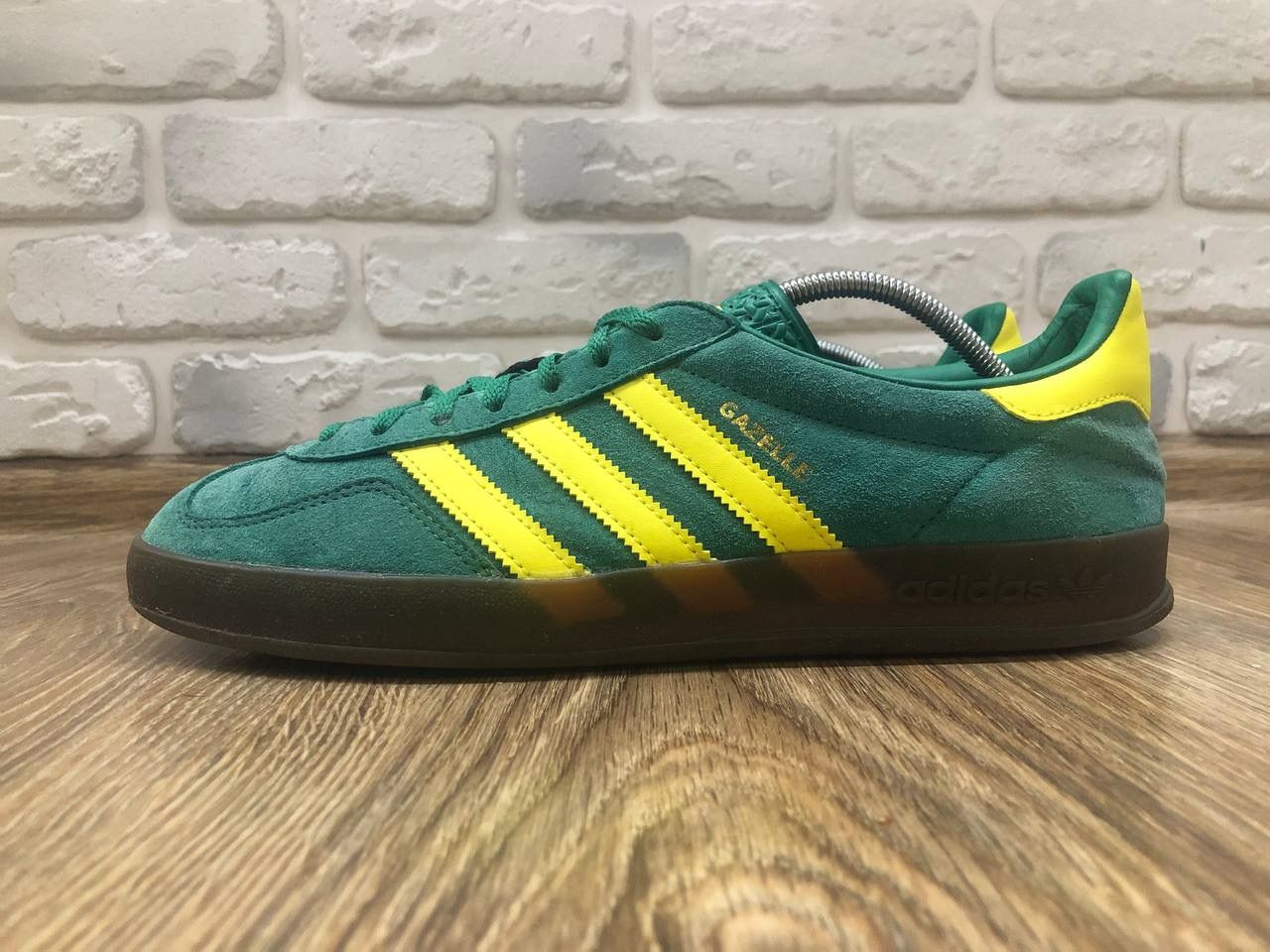 Pre-owned Adidas Originals Gazelle Indoor Sneakers In Green