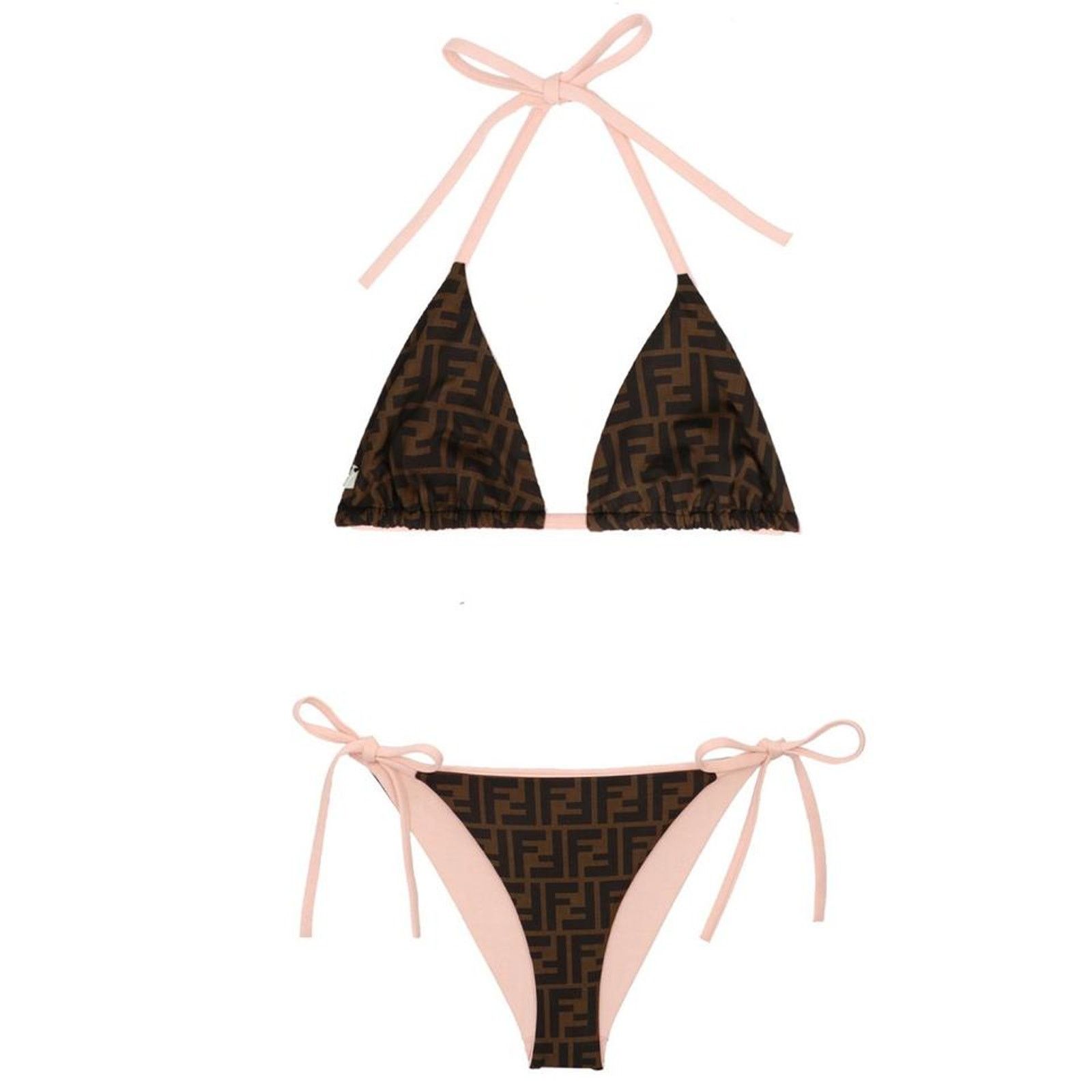 Fendi FF logo reversible bikini set 40 Size S / US 4 / IT 40 - 1 Thumbnail