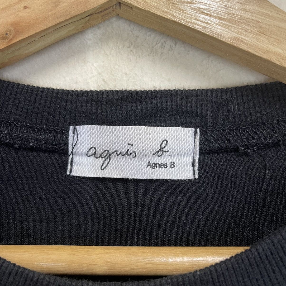 agnes b. Agnes b Big Logo Crewneck Sweatshirt Size US M / EU 48-50 / 2 - 8 Thumbnail