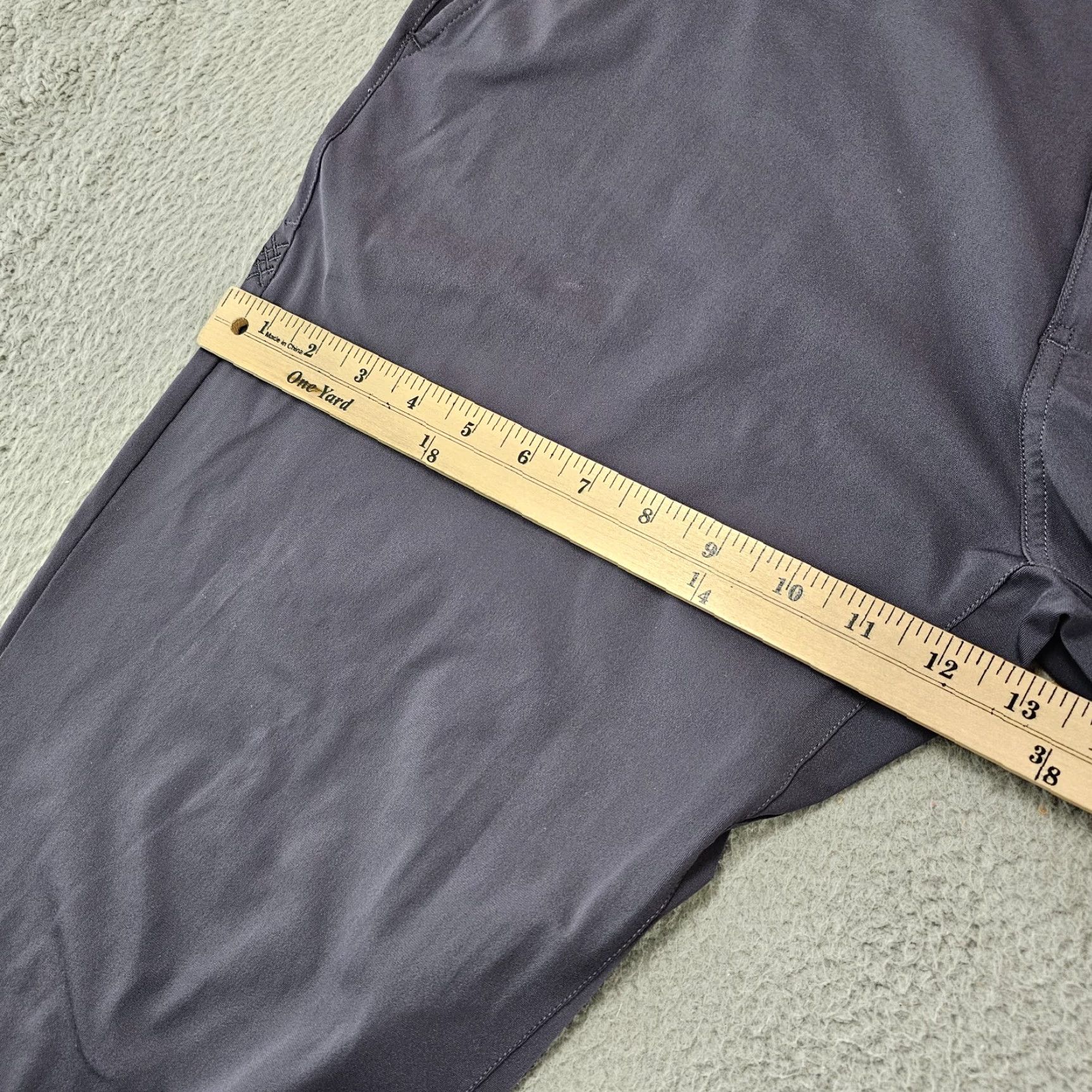 Rhone Rhone Mens Pants 36x29 Classic Fit Straight Leg Grey Stretch Chino Size US 36 / EU 52 - 4 Thumbnail