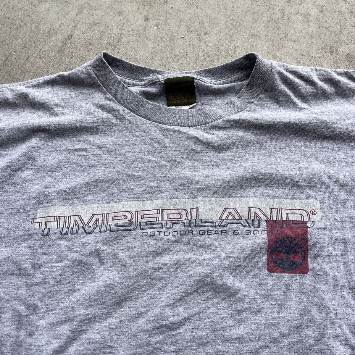 Timberland Vintage Made In USA Timberland Gray Long Sleeve Shirt Size US XL / EU 56 / 4 - 2 Thumbnail