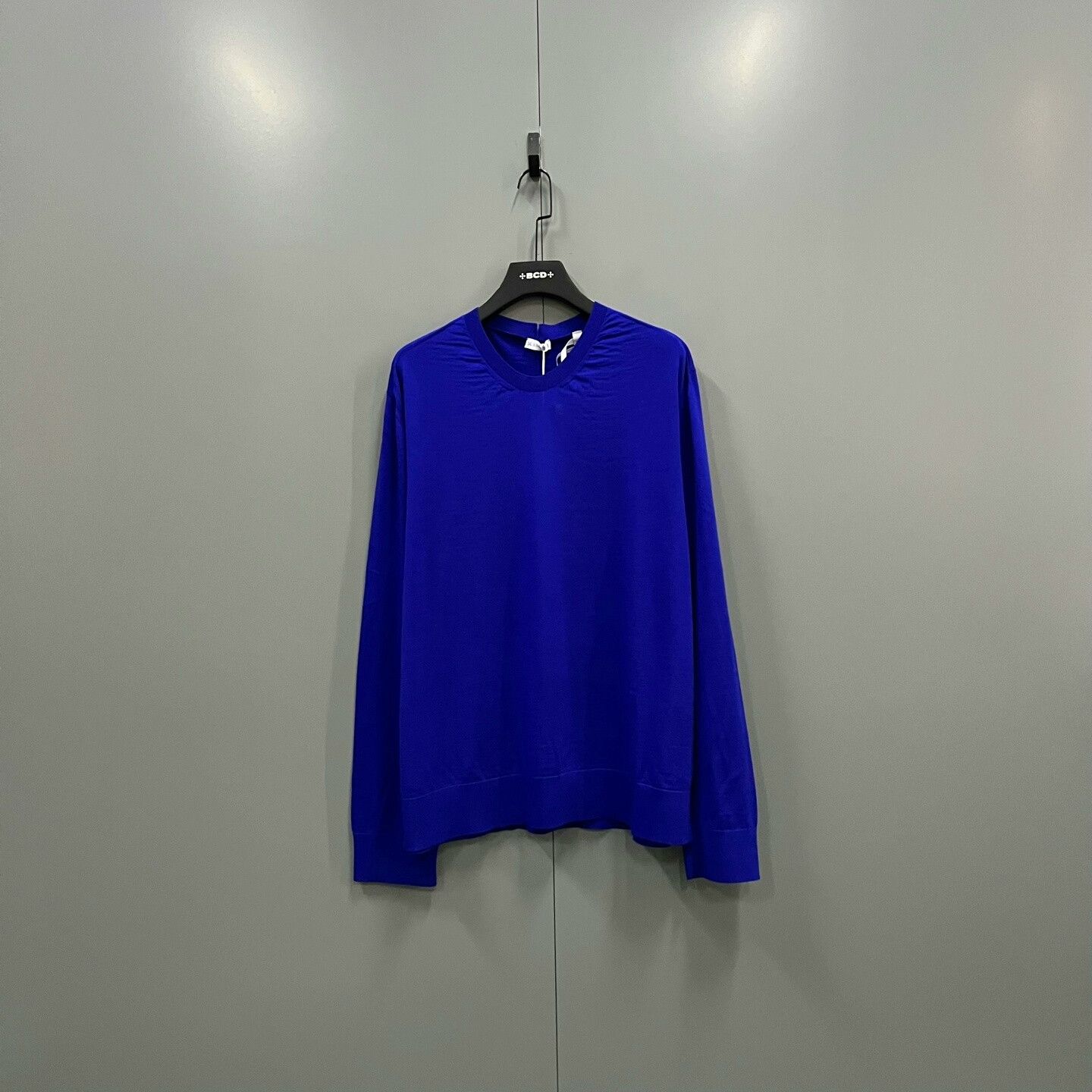 Burberry Burberry Blue Round Neck Wool Knit Sweater Size US S / EU 44-46 / 1 - 1 Thumbnail