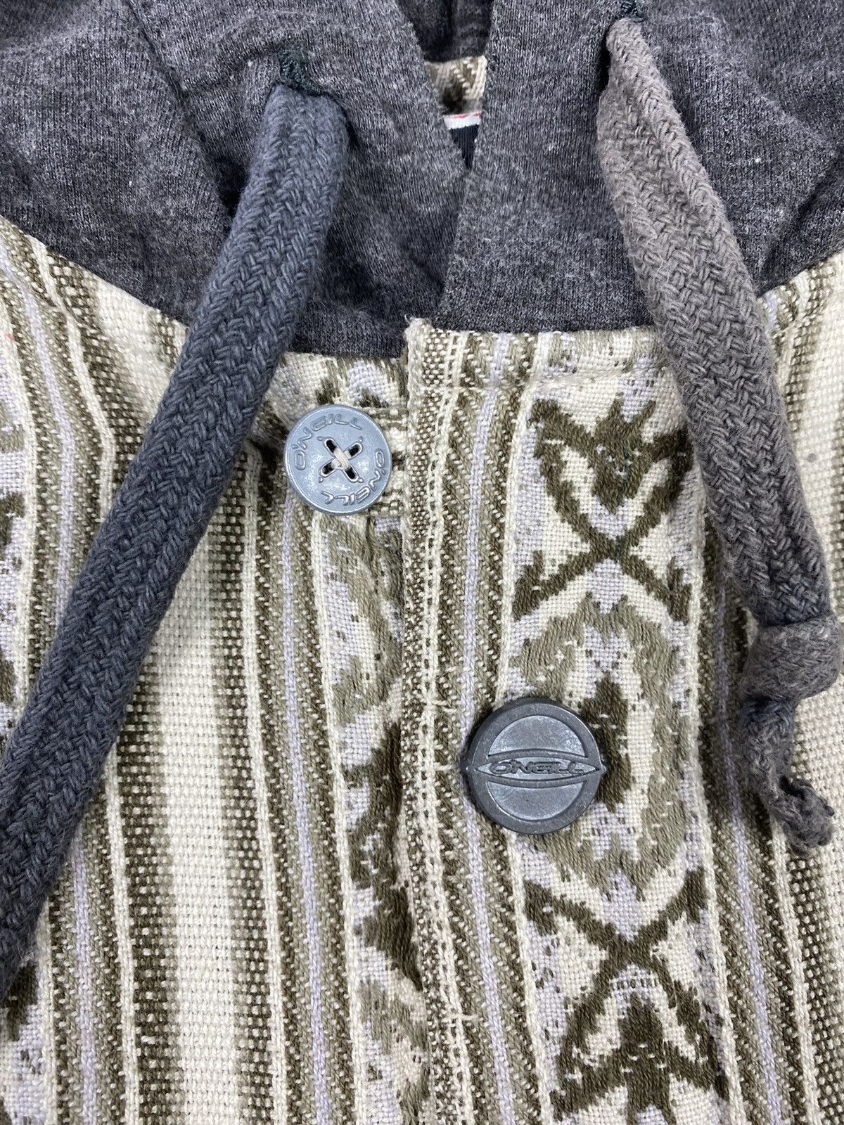 O'Neill Vintage Oneill Flannel Button Up Shirt Hoodie Y2K Surf Skate Size US L / EU 52-54 / 3 - 8 Thumbnail