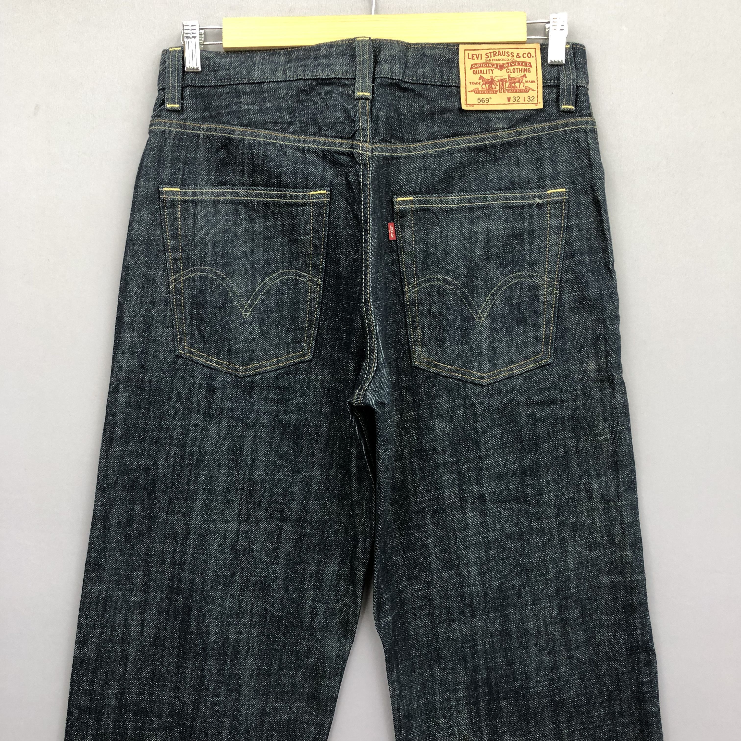 Levi's Vintage Levis 569 Baggy Jeans Skater Levi's Blue Loose Denim Size US 34 / EU 50 - 4 Thumbnail