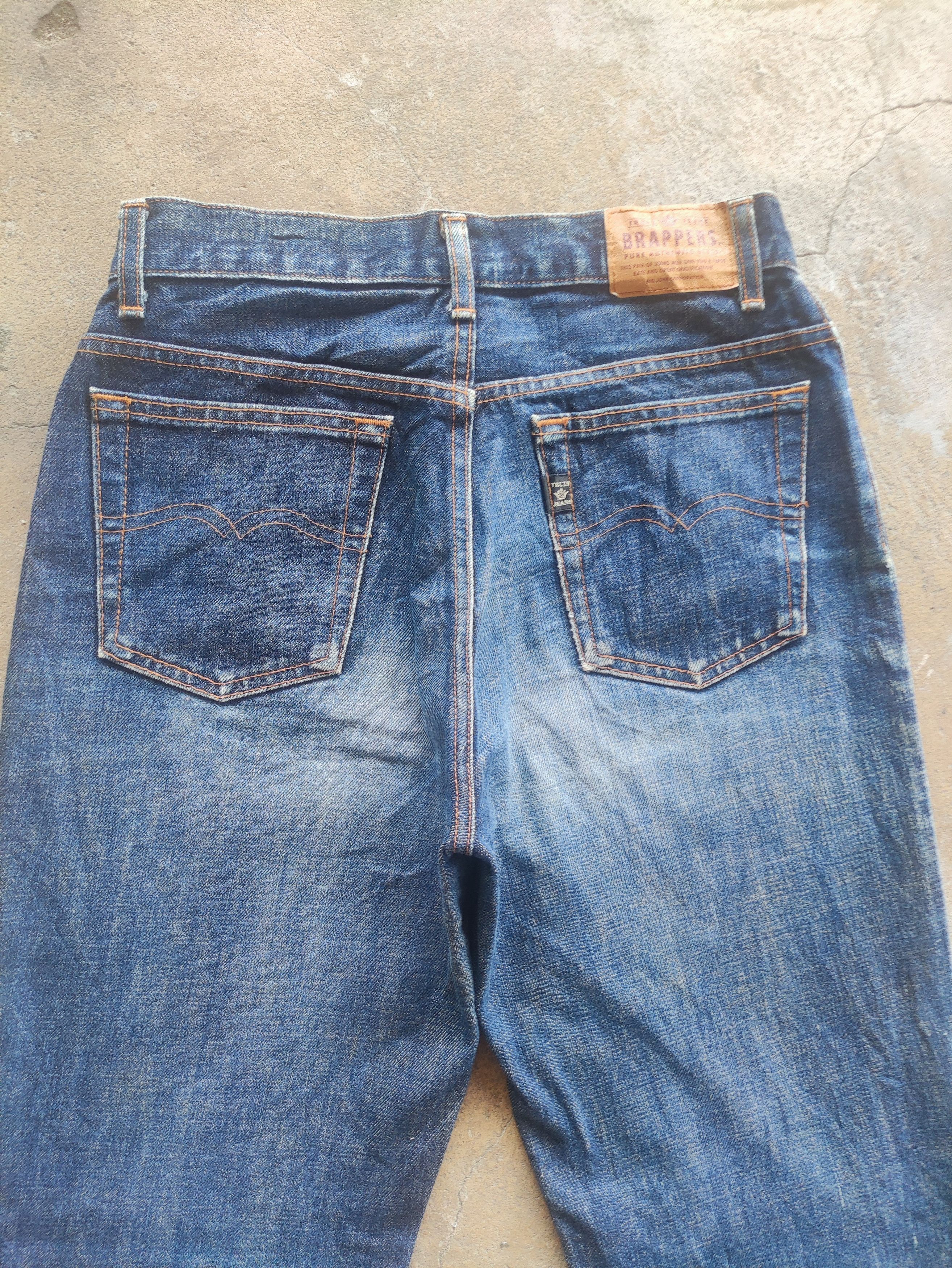 Japanese Brand × Jean Vintage Japanese Brappers Faded Denim Pants W29x30 Size US 29 - 10 Thumbnail