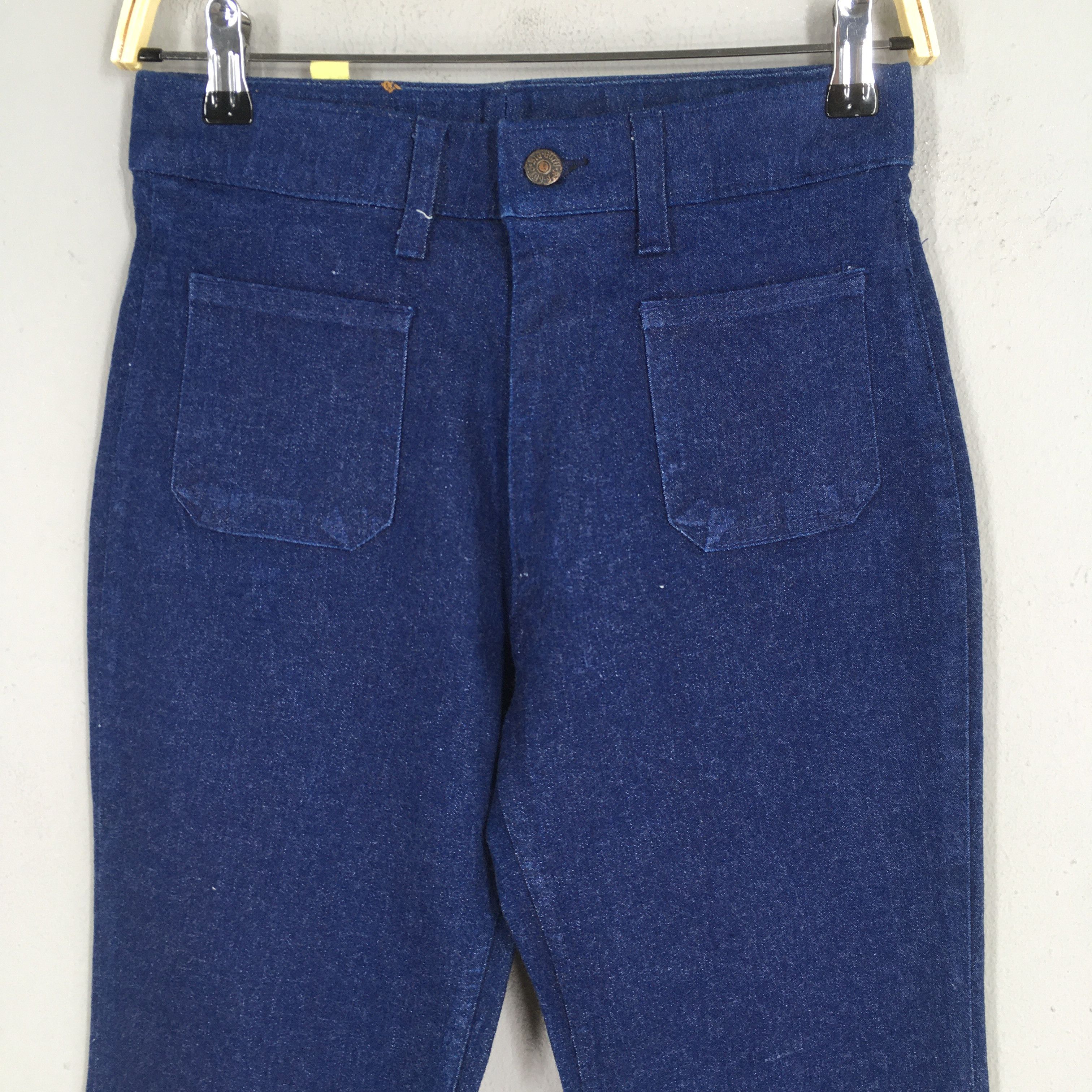 Size 26x29.5 Vintage Big Gutu Blue Flared Bootcut Jeans