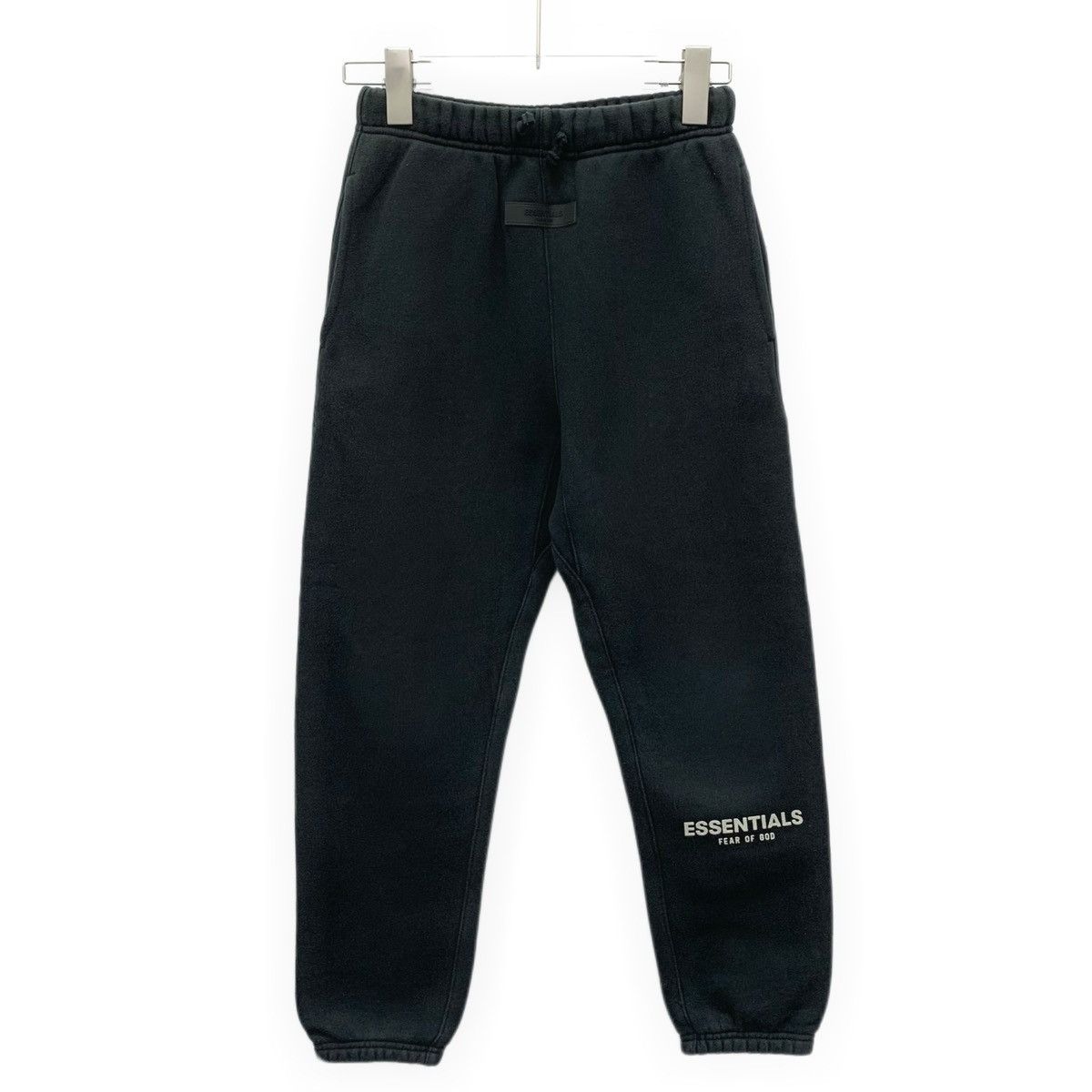 Essentials Essentials Black Logo Cotton Casual Sweatpants K26WX Size 28" / US 6 / IT 42 - 1 Thumbnail