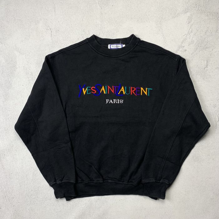 Vintage Vintage Yves Saint Laurent YSL Sweatshirt Crewneck Grailed