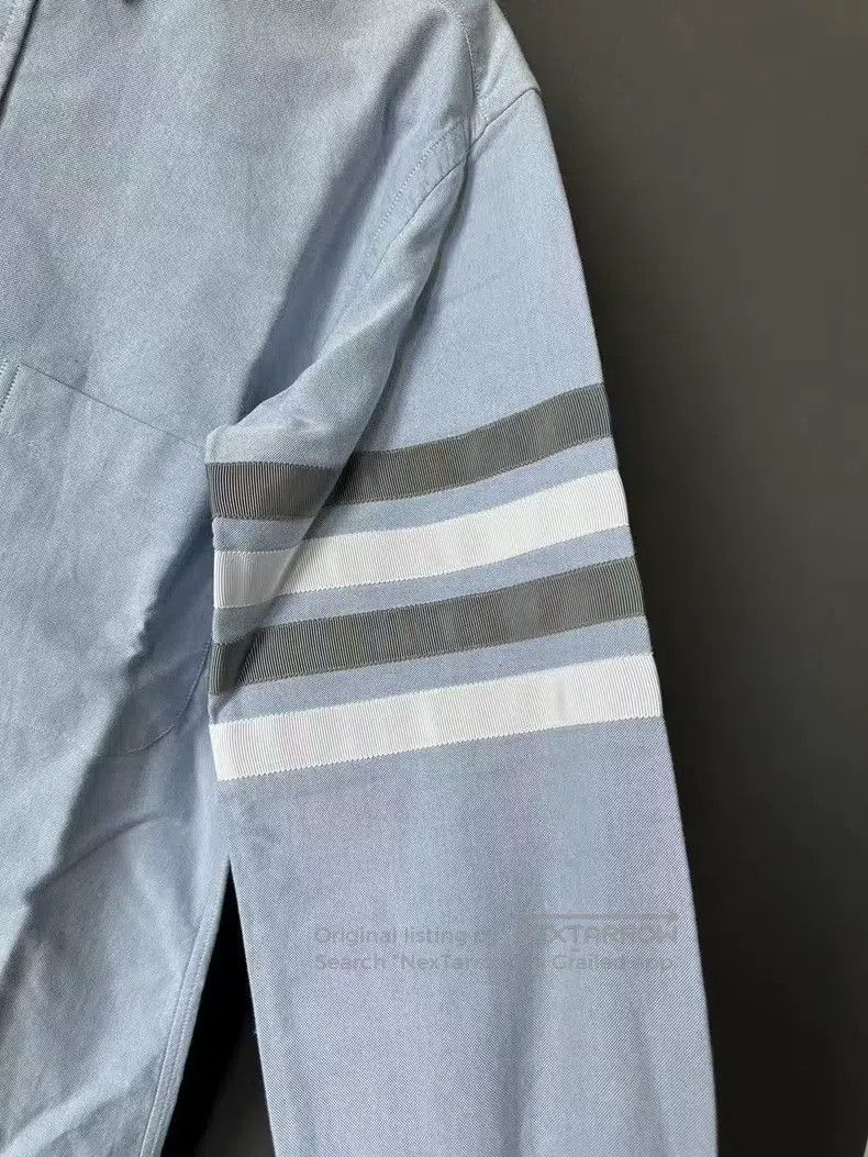 Thom Browne Thom Browne Blue Patch Pocket Shirt Size US S / EU 44-46 / 1 - 3 Thumbnail