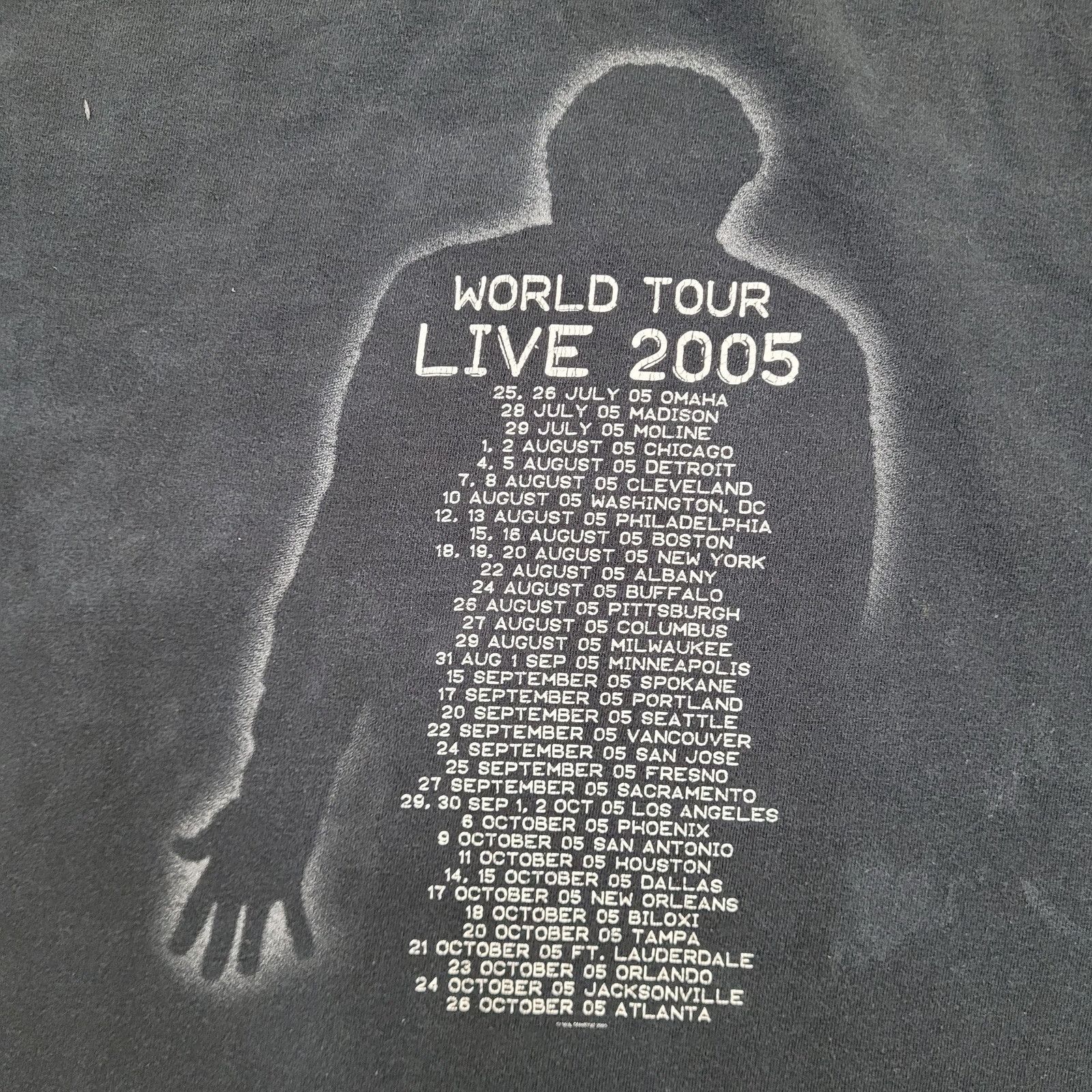 Gildan Vintage Neil-Diamond Shirt 2XL 26x27 World Tour 2005 Y2K Size US XXL / EU 58 / 5 - 15 Thumbnail