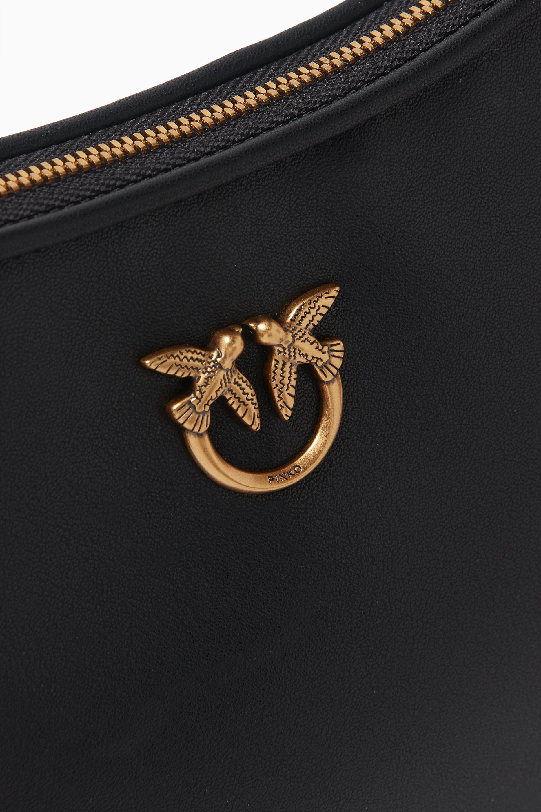 Pinko o1s22i1n0824 Size: OS / Half Moon Shoulder Bag in Black Size ONE SIZE - 5 Thumbnail