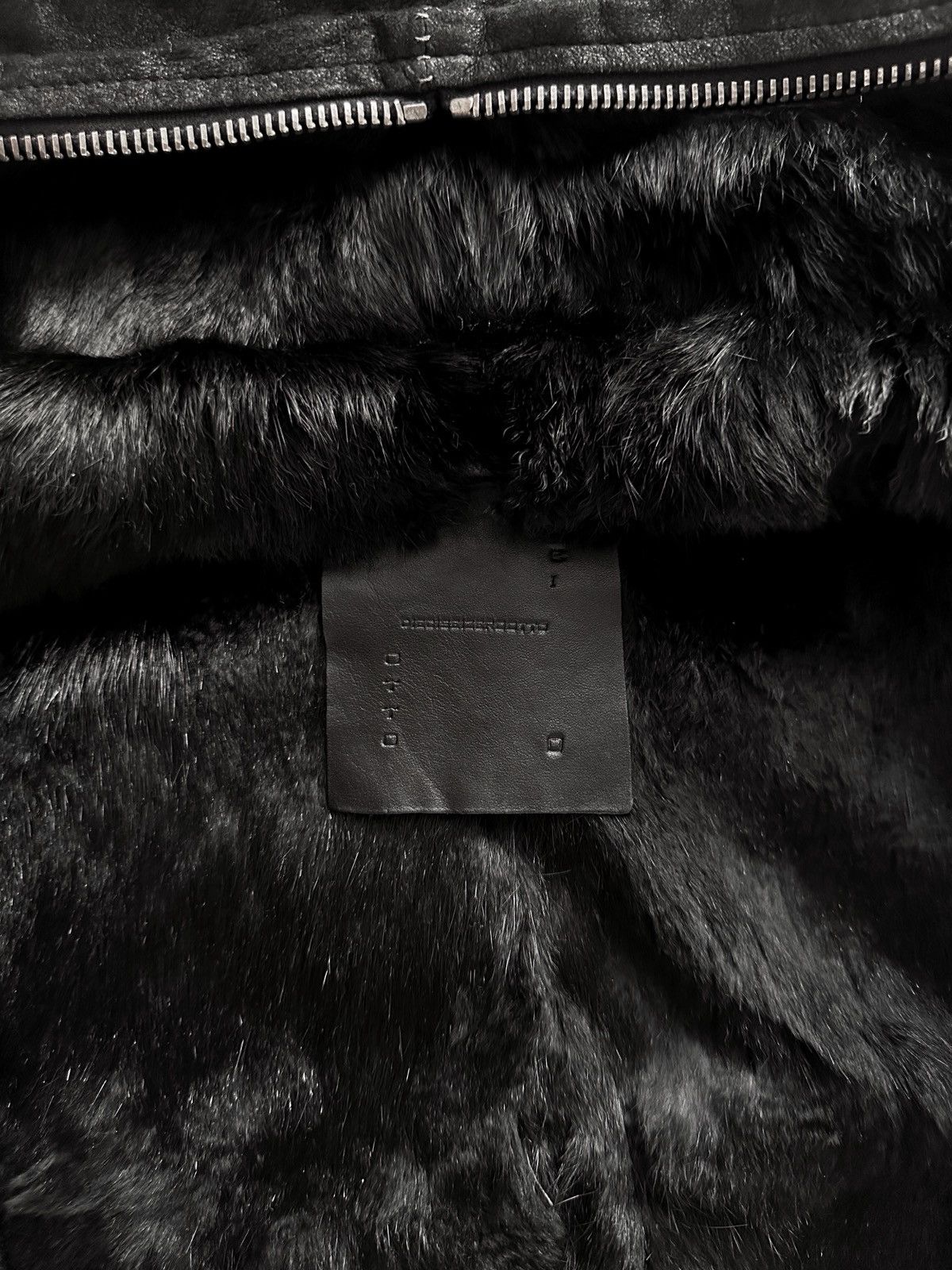 10sei0otto 10sei0otto Rabbit Fur Lamb Leather Gimp Scar Stitch Rider Size US S / EU 44-46 / 1 - 6 Thumbnail