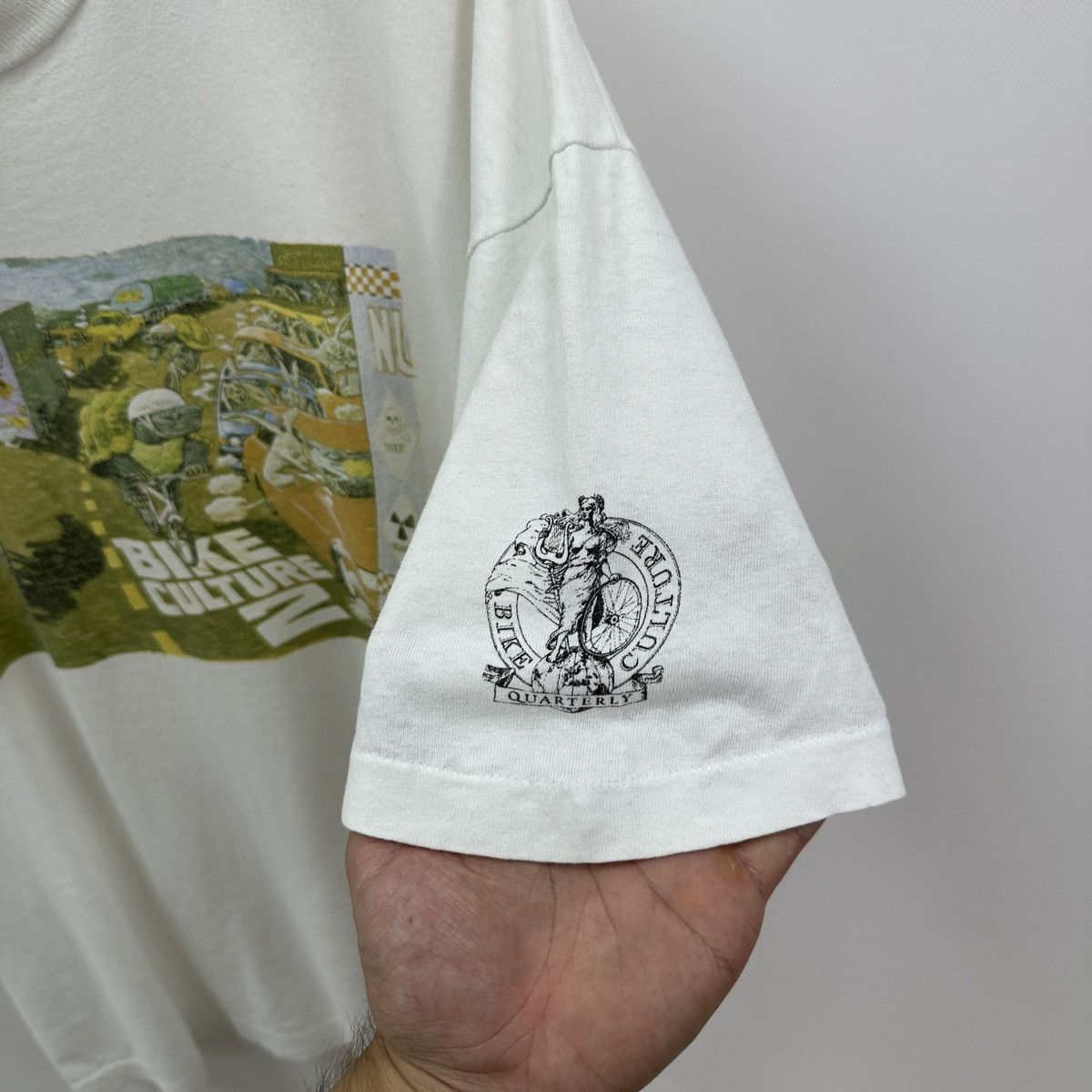 Vintage Vintage 90s Bicycle Bike culture 2 single stitch tee y2k Size US L / EU 52-54 / 3 - 5 Thumbnail