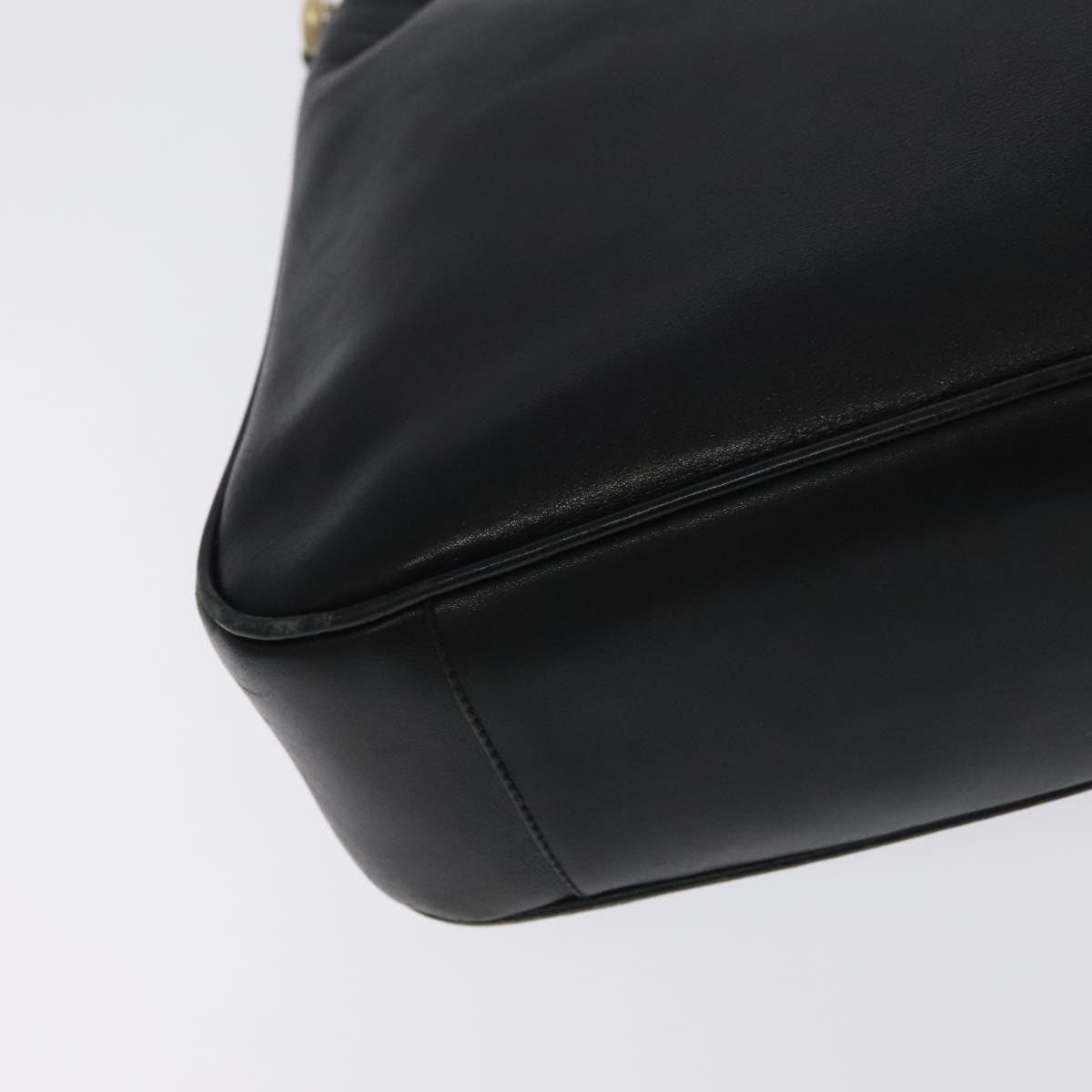 Gucci GUCCI Bamboo Hand Bag Leather Black Gold 001 3754 001 3754 Size ONE SIZE - 11 Thumbnail