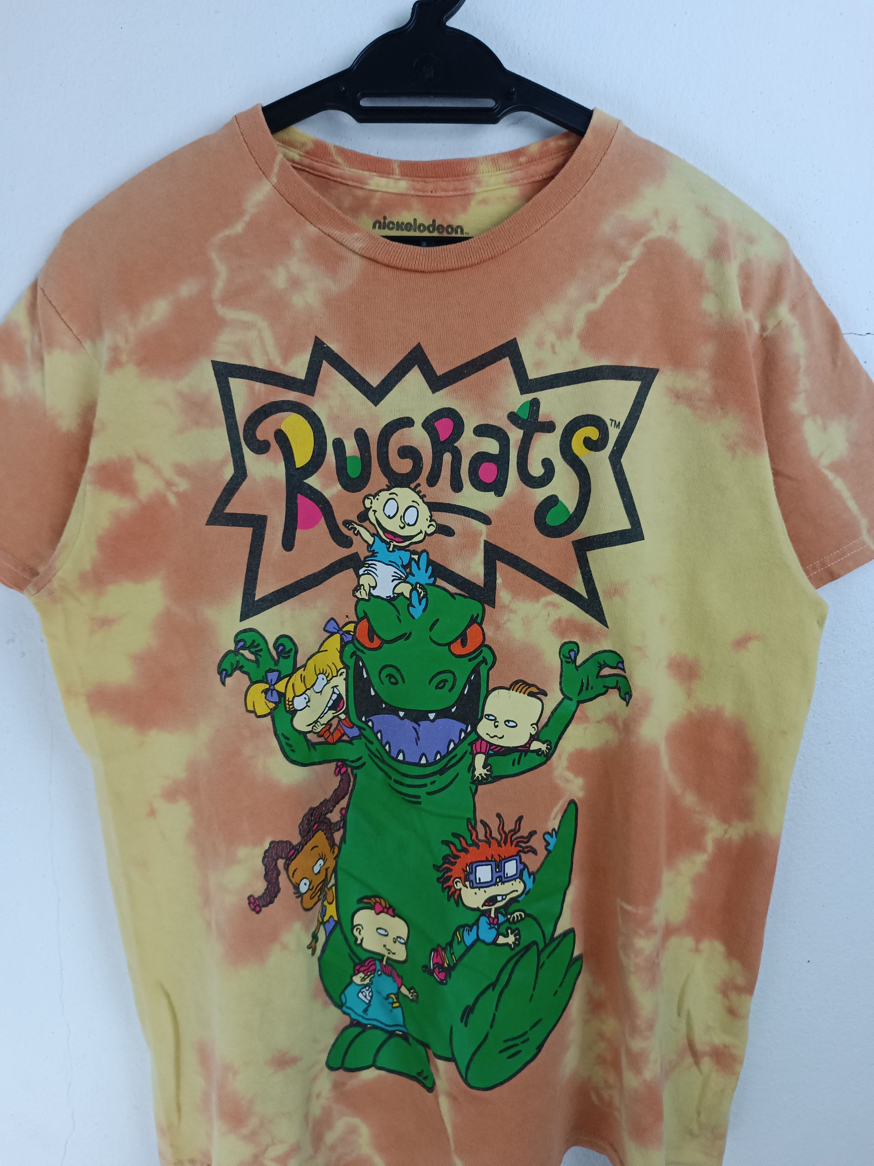 Nickelodeon VINTAGE RUGRATS TIE DYE STYLE TEE hey arnold dinosaur Size US M / EU 48-50 / 2 - 8 Thumbnail