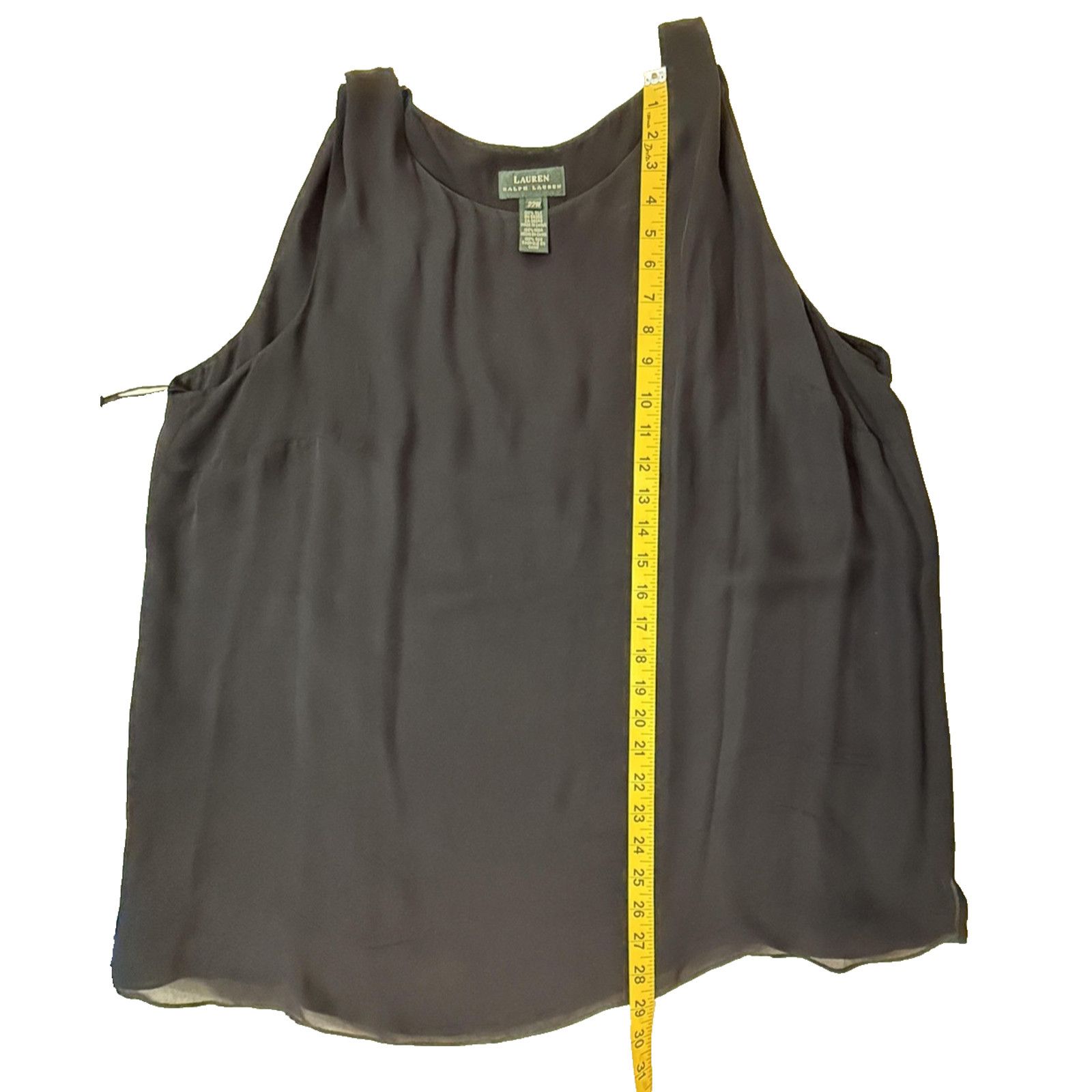 Lauren Ralph Lauren Lauren Ralph Lauren Tank Top Womens 22 Sleeveless Blouse Size 3XL / US 20-22 - 6 Thumbnail