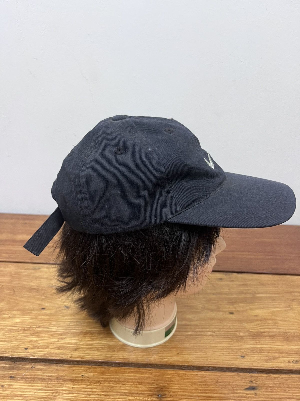 Nike Vintage nike Y2K centre swoosh embroided Faded Cap Size ONE SIZE - 2 Thumbnail