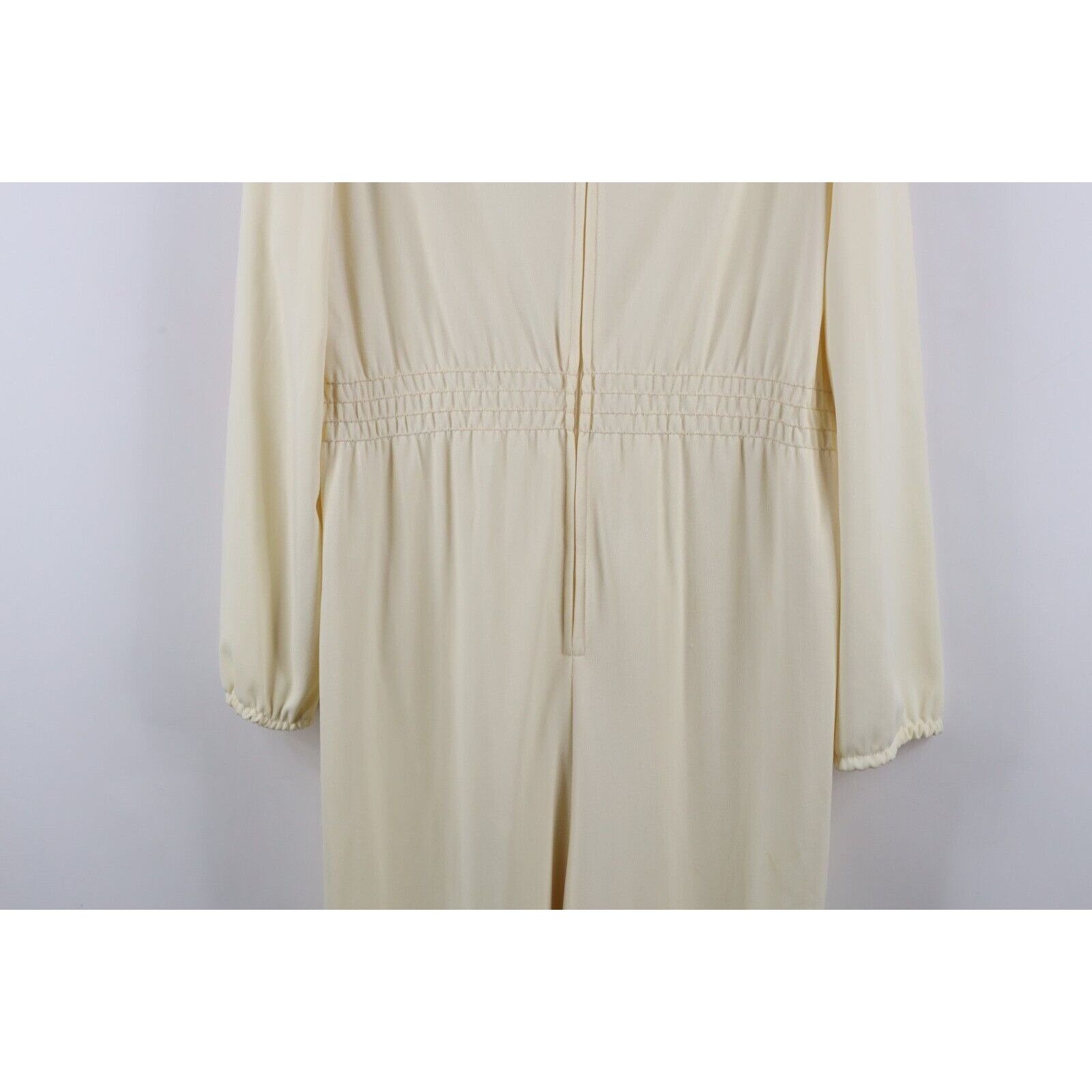 Vintage Vintage 60s 70s Streetwear Knit Bell Bottoms Romper Suit Size 38" / US 16 / IT 52 - 3 Thumbnail