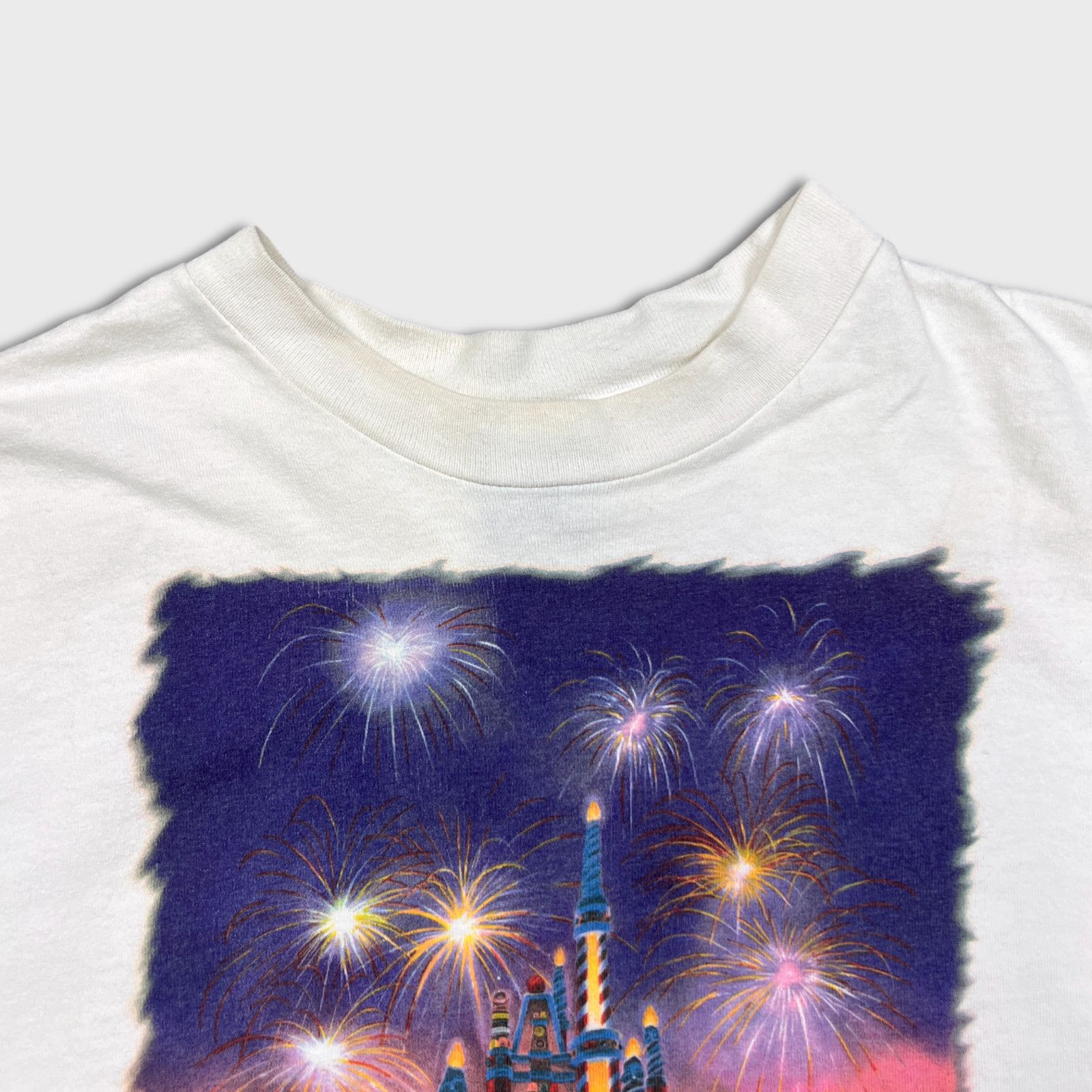 Disney × Mickey Mouse × Vintage Vintage 1996 Walt Disney World Tee XL Single Stitch T Shirt Size US XL / EU 56 / 4 - 2 Thumbnail