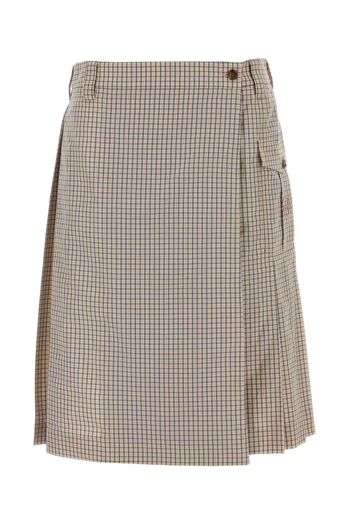 Miu Miu Embroidered Nylon Blend Skirt Size 28" / US 6 / IT 42 - 1 Thumbnail