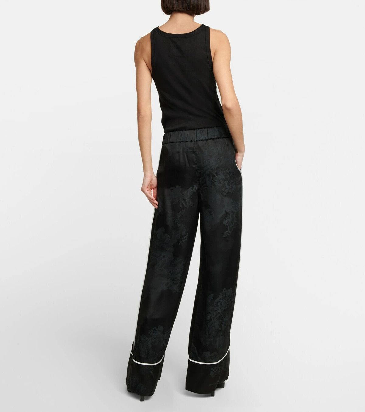 Off-White o1y1225 Sweatpant in Black/White Size 26" / US 2 / IT 38 - 3 Thumbnail