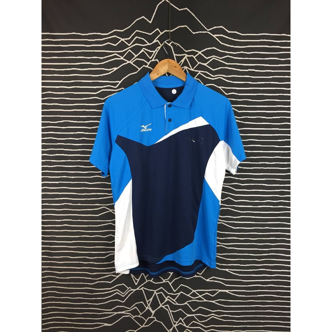 Japanese Brand × Mizuno Vtg Mizuno Small Logo Colorblock Activewear Polo Tee Size US M / EU 48-50 / 2 - 2 Thumbnail