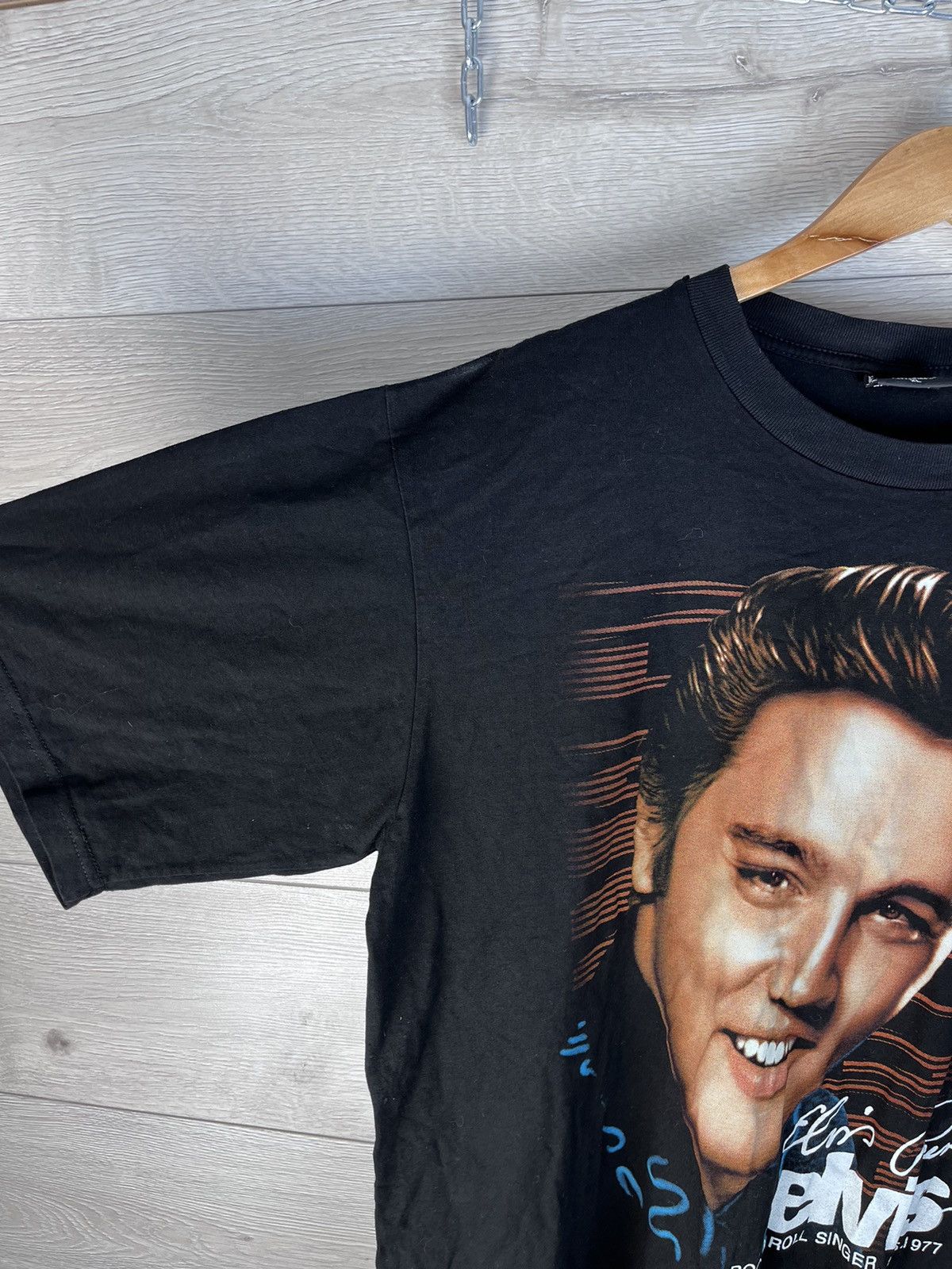 Fruit Of The Loom Vintage men’s Merch t-shirt Elvis Presley size xl Size US XL / EU 56 / 4 - 2 Thumbnail