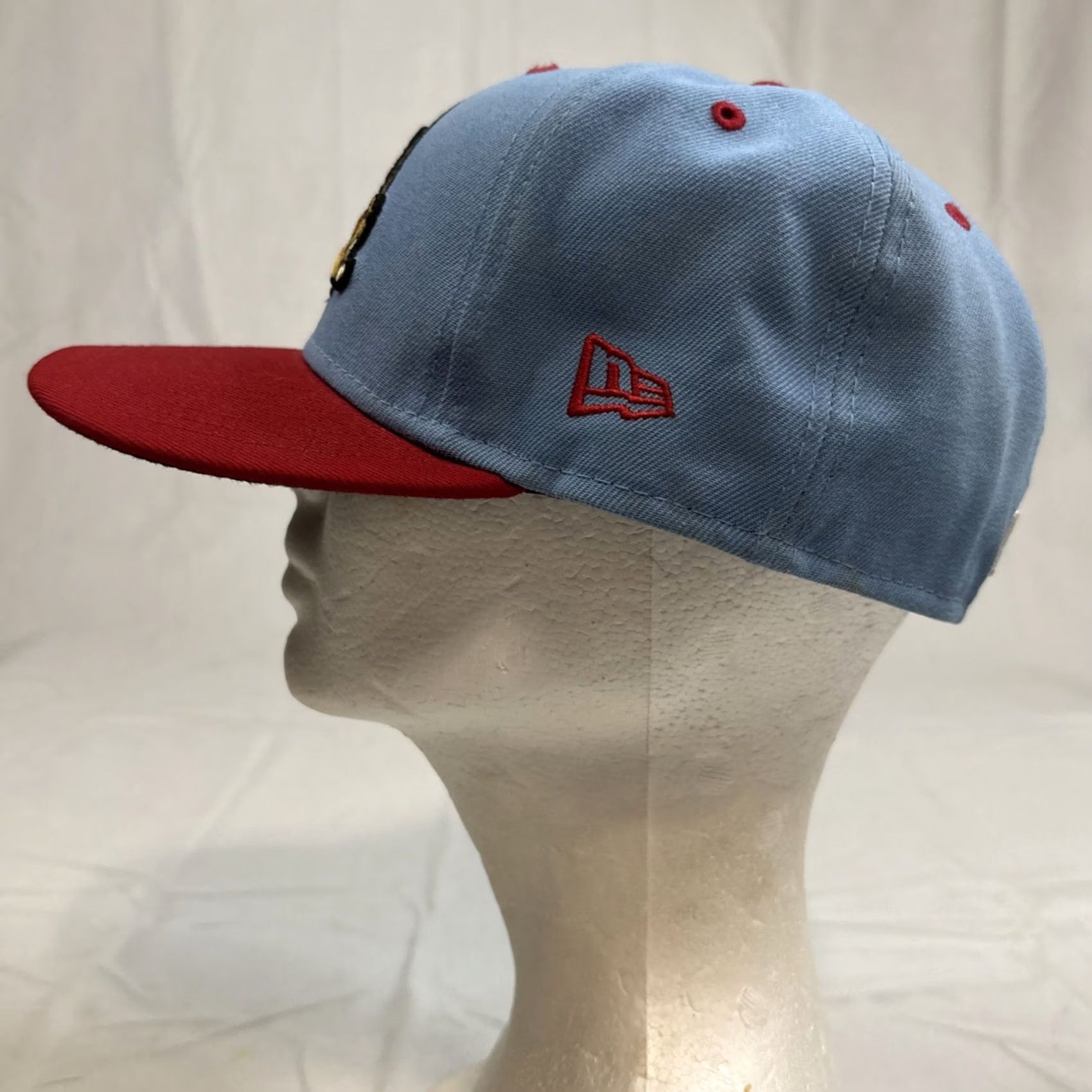 New Era New Era MILB Theme Night 5950 59Fifty Louisville Bats Mashers Fitted Cap 7 1/8 Mens Blue Size ONE SIZE - 6 Thumbnail