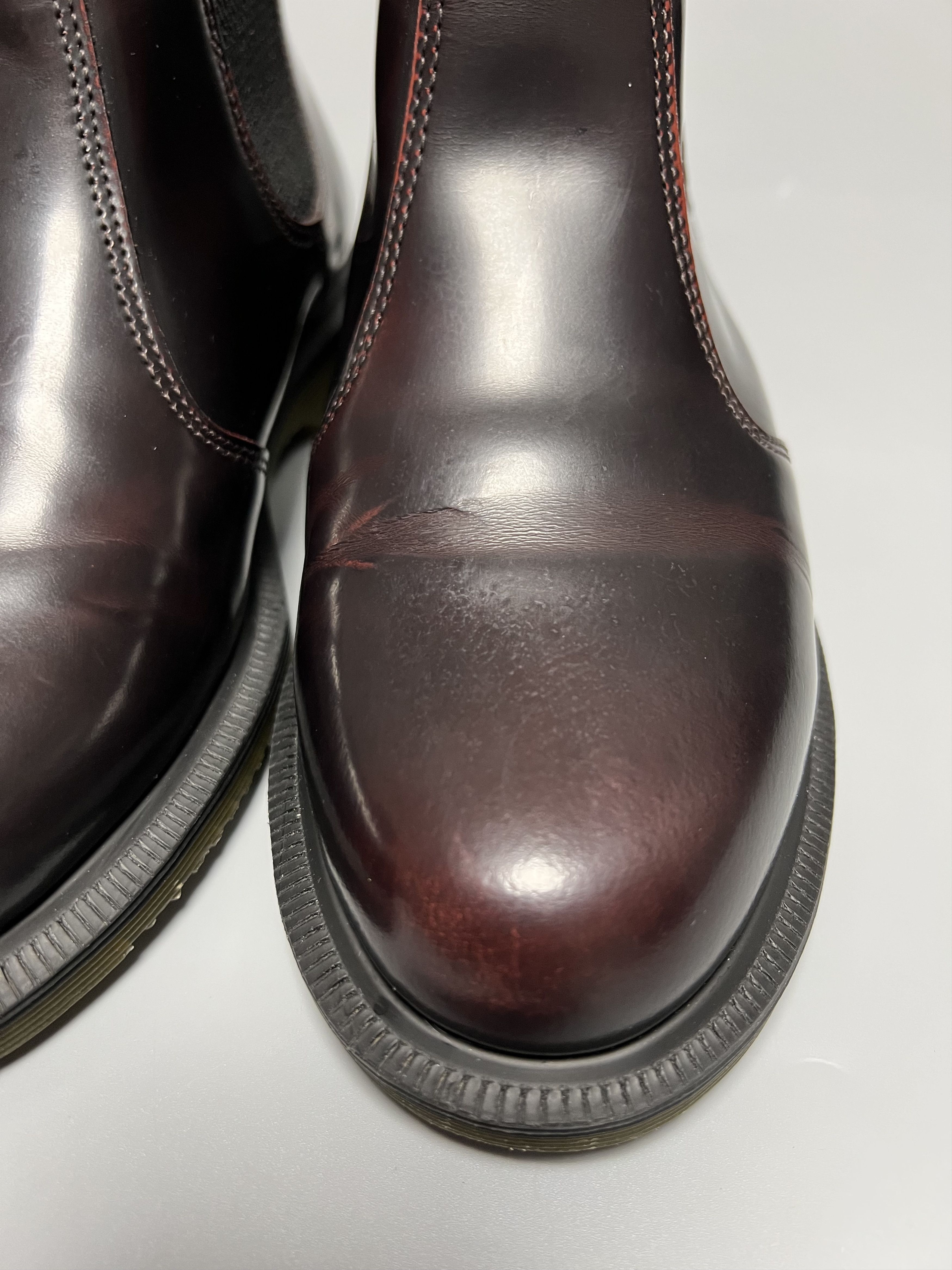 Dr. Martens Dr. Martens Flora Women's Cherry Red Chelsea Boots Shoes Size US 6 / IT 36 - 6 Thumbnail