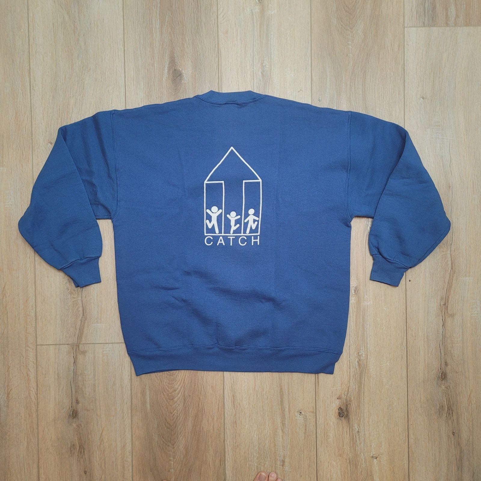 Jerzees Jerzees Super Sweats XL VTG 80s 90s Boxy Cropped Sweatshirt Size US XL / EU 56 / 4 - 3 Thumbnail
