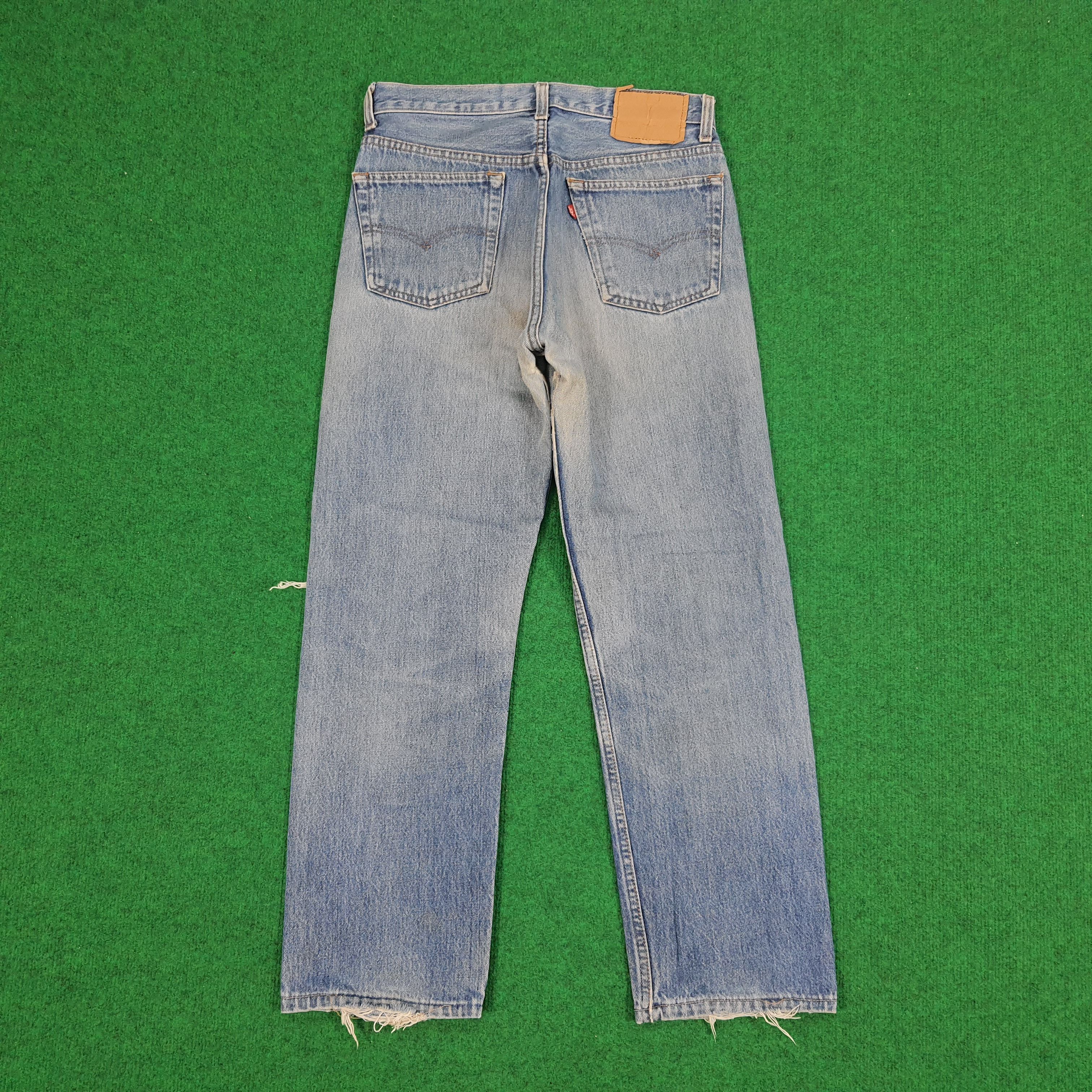 Levi's × Levi's Vintage Clothing × Vintage Vintage Levi's Straight Cut Distressed Jeans Size US 29 - 4 Thumbnail
