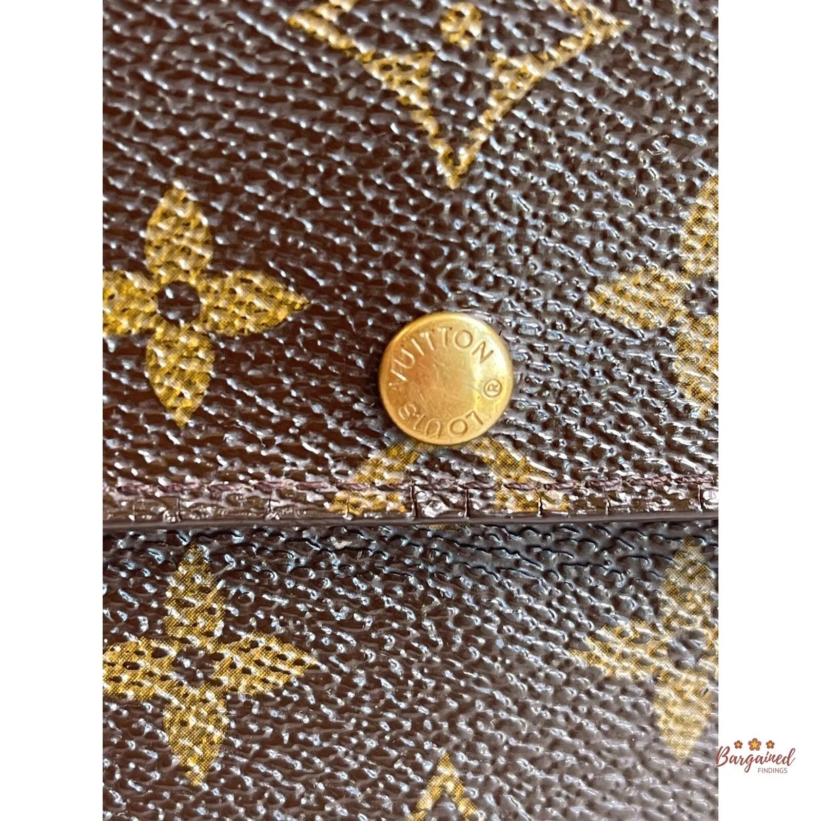 Louis Vuitton LOUIS VUITTON Vintage Brown Monogram Canvas Sarah Wallet Size ONE SIZE - 4 Thumbnail